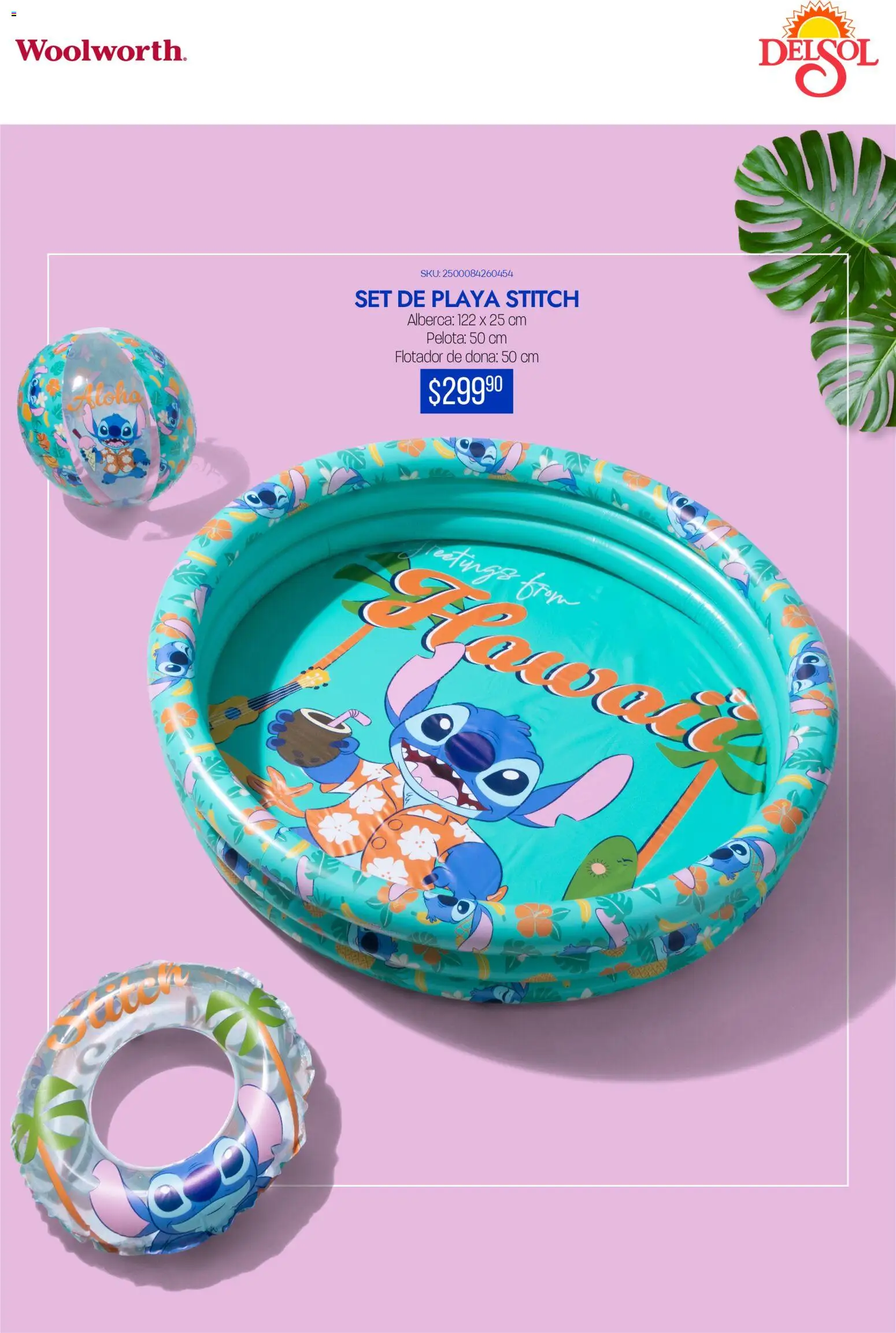 Nuevas ofertas de Del Sol y Woolworth válidas en toda la República Mexicana desde el 19.03.2026. ¡Encuentra las mejores ofertas en Del Sol y Woolworth catálogo Luce tus Vacaciones con Stitch! | Página: 15 | Productos: Sandalias