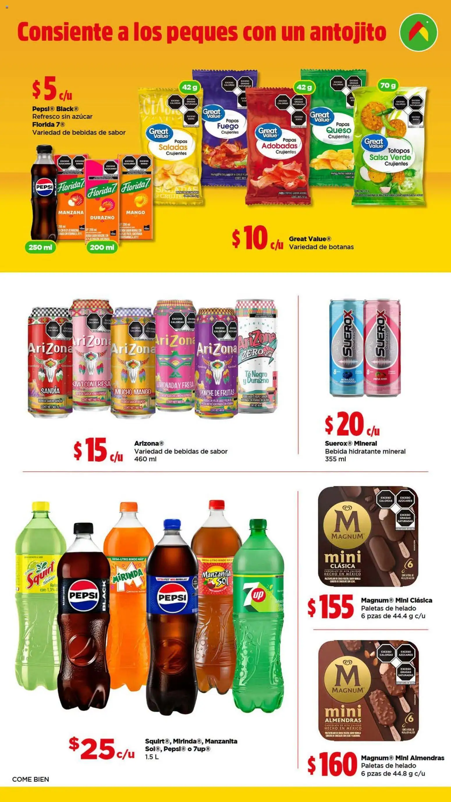Nuevas ofertas de Bodega Aurrerá válidas en toda la República Mexicana desde el 21/09/2026. ¡Encuentra las mejores ofertas en Bodega Aurrerá Los esenciales para tu familia con precios que no se tocan! | Página: 7 | Productos: Fresa, Magnum, Kiwi, Té negro