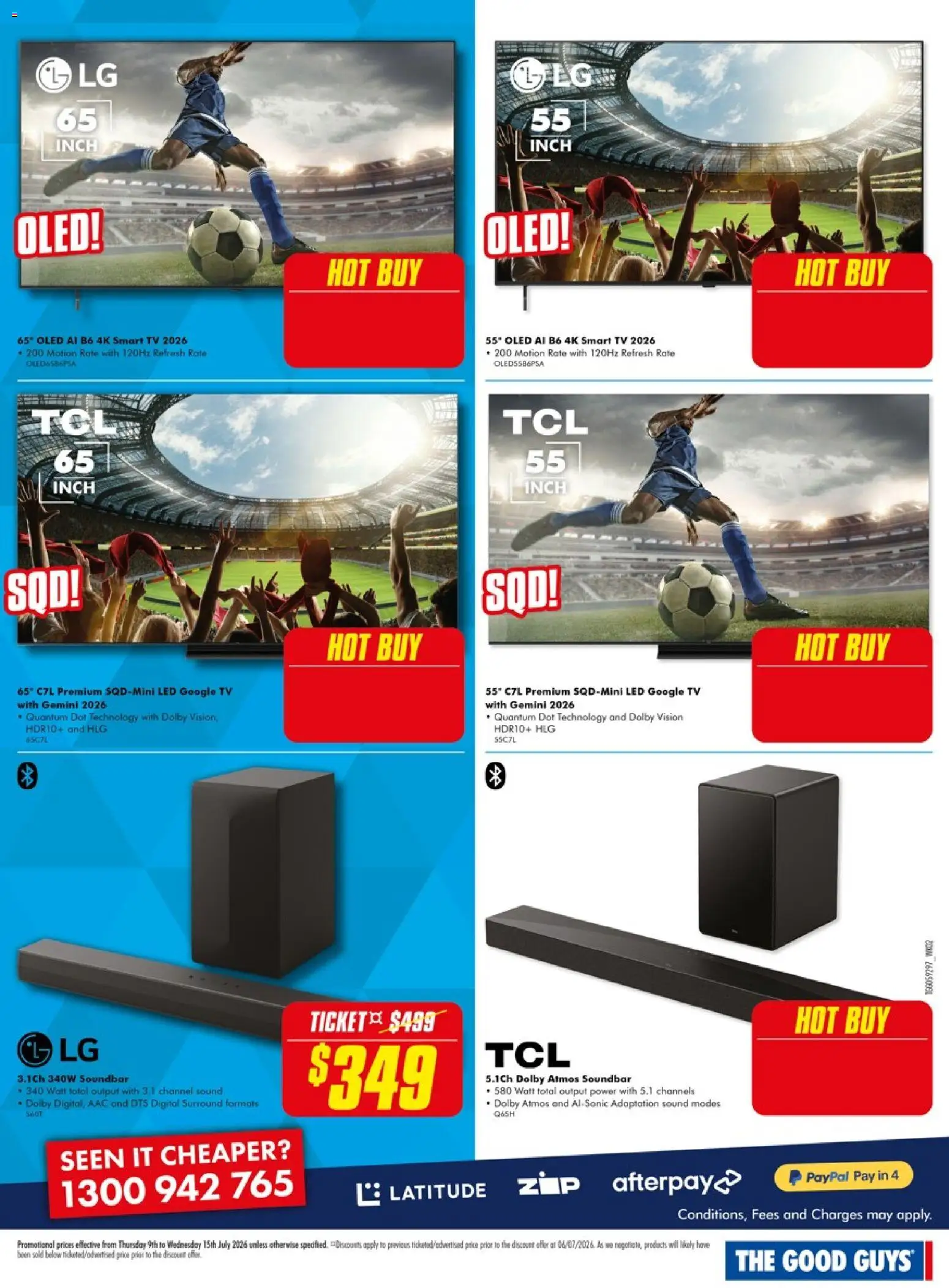 The Good Guys catalogue - valid from 09/07/2026 | Page: 4 | Products: Digital, Tv, Smart tv