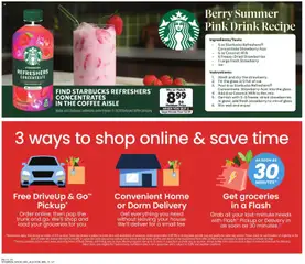 Preview of Vons weekly ads valid from 07/29/2026 | Page: 11 | Products: Basket, Milk, Coffee, Strawberries