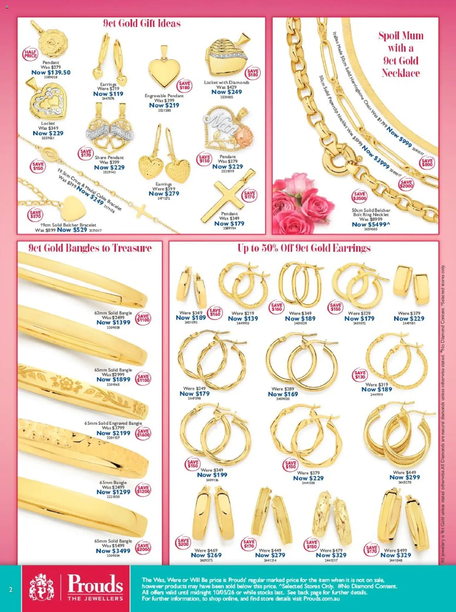 Prouds The Jewellers catalogue - valid from 13.04.2026 | Page: 2 | Products: Bracelet, Chain, Diamond, Jewellery