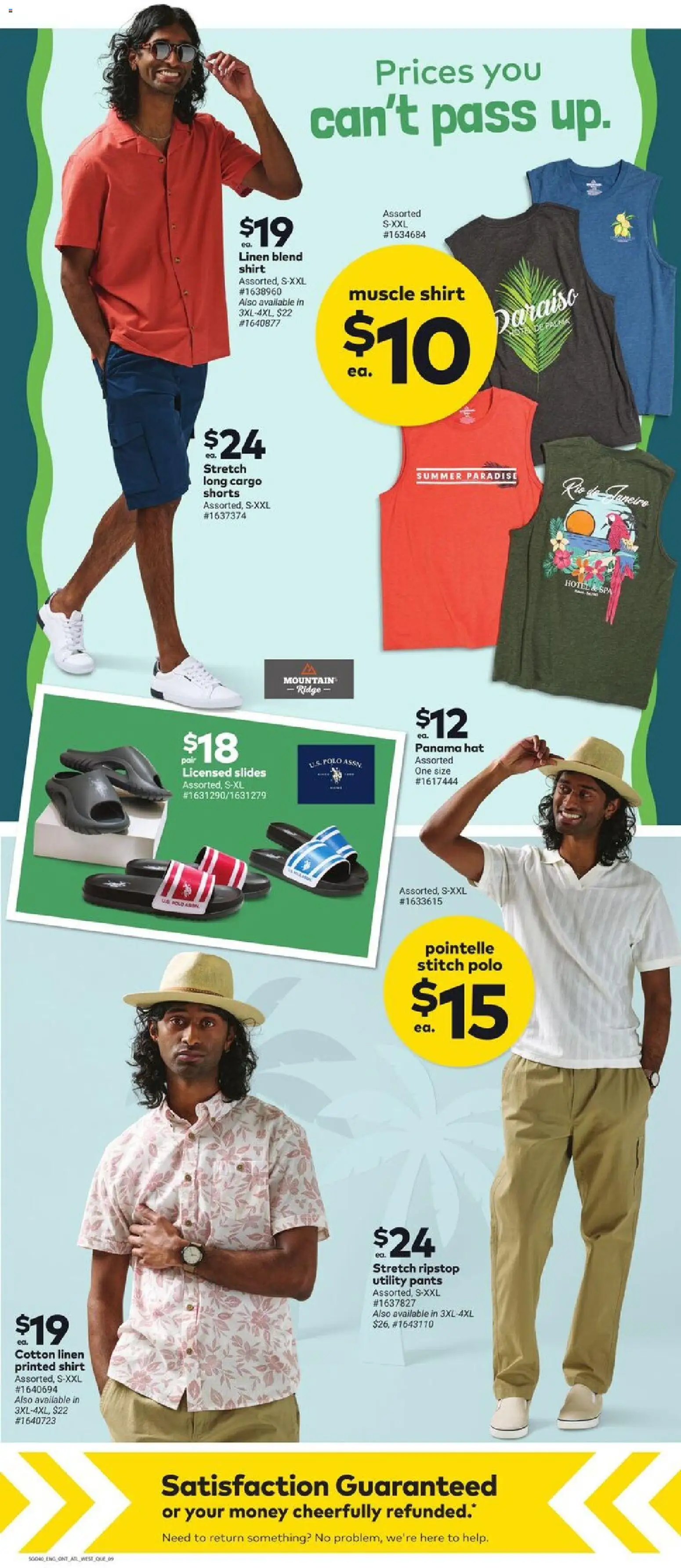 Giant Tiger flyer valid from 06.05.2026 | Page: 12 | Products: Hat, Ridge, Pants, Shorts