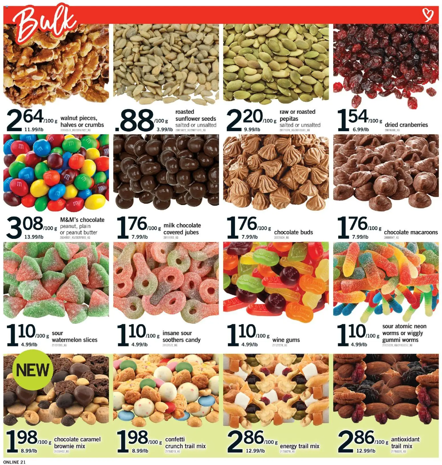 Fortinos flyer valid from Aug 13, 2026 | Page: 20 | Products: Sunflower, Peanut butter, Cranberries, Butter