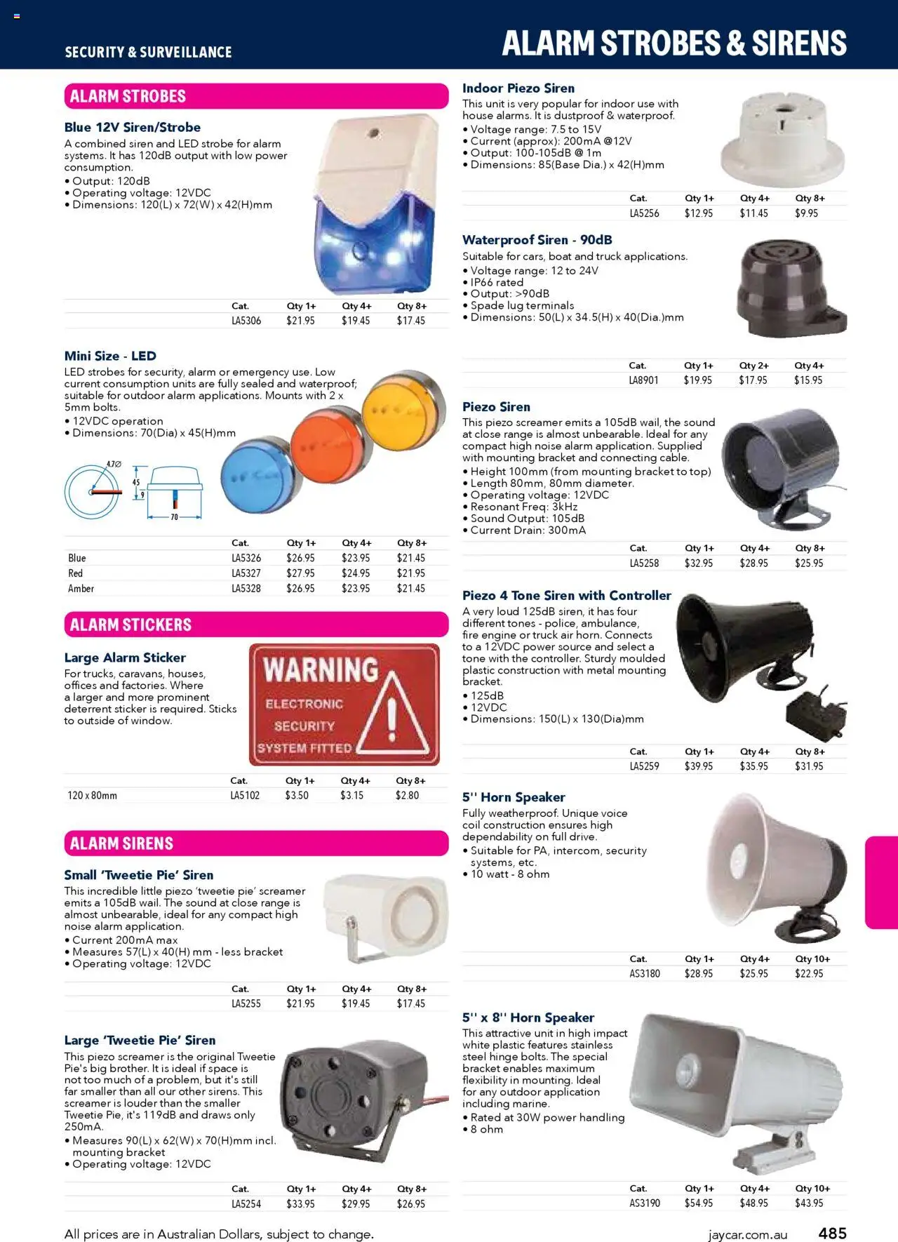 Jaycar catalogue - valid from 09/07/2025 | Page: 485 | Products: Spade, Controller, Cable, Speaker