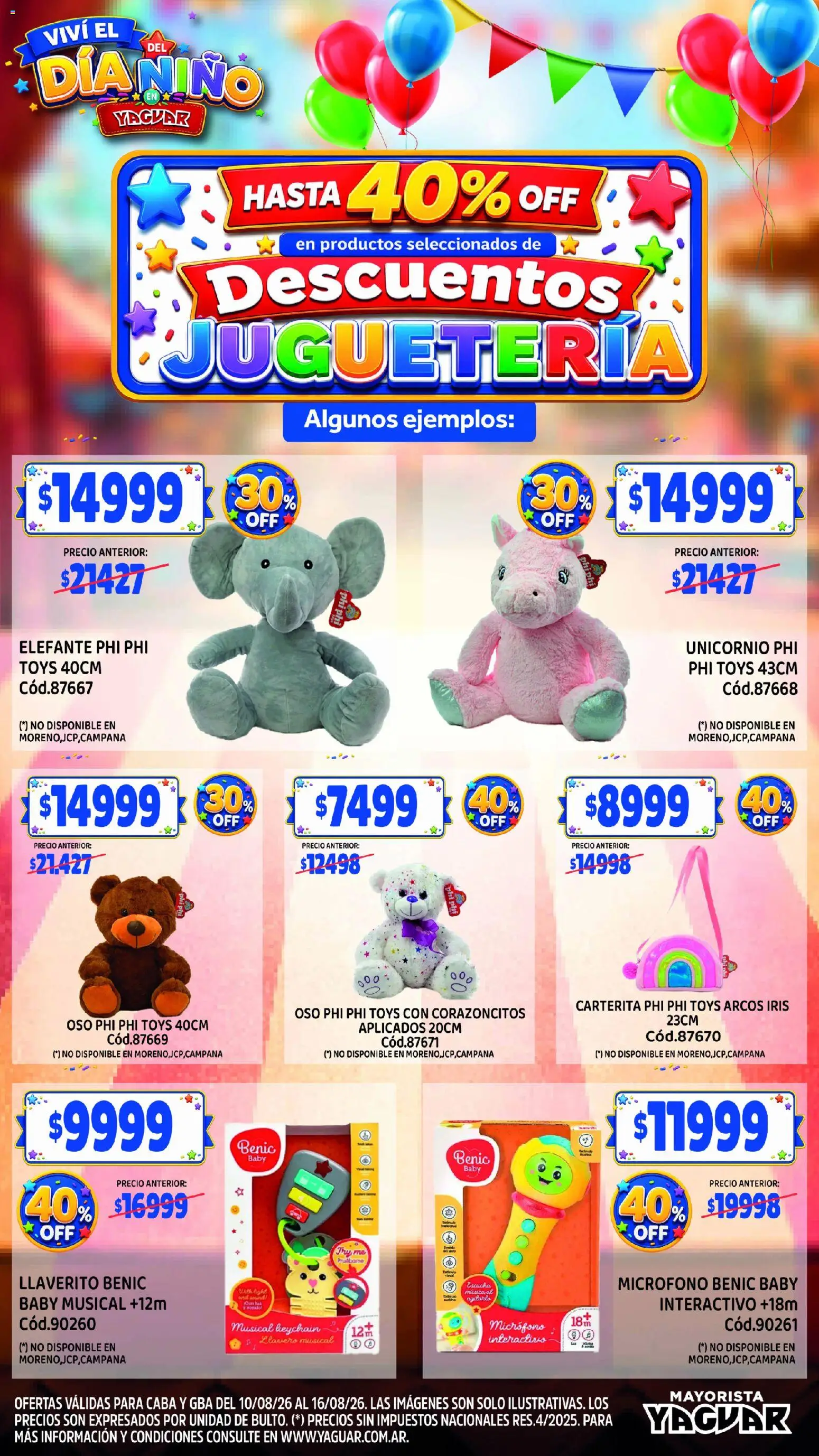 Yaguar - Jugamos Todos Parque Chacabuco │ válido desde el 10/08/2026 | Página: 2 | Productos: Micrófono