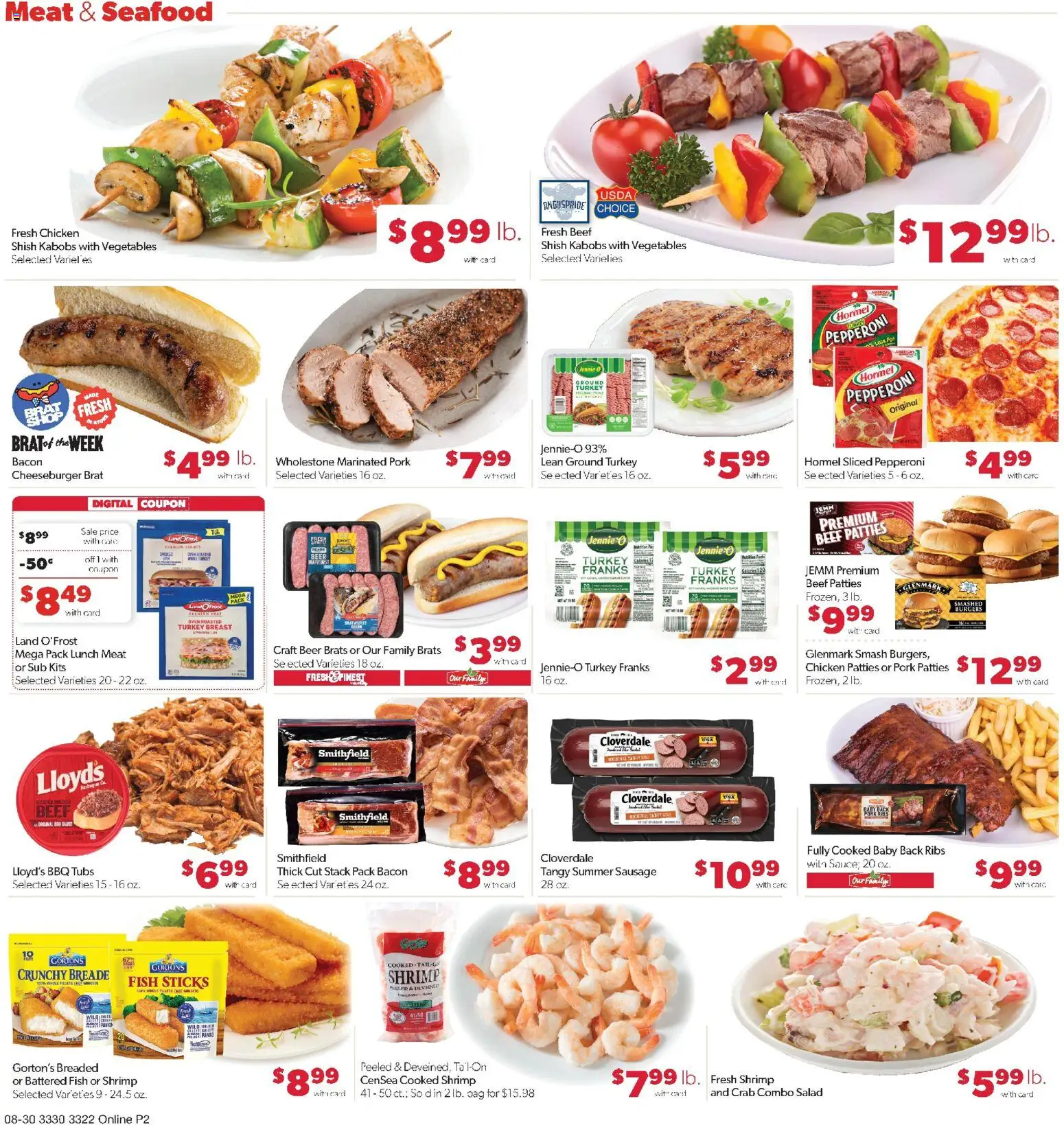 Family Fare Weekly Ad - MN - valid from 08/30/2026 | Page: 7 | Products: Turkey, Beef, Salad, Sausage