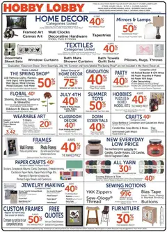 Preview of Hobby Lobby weekly ads valid from 07.06.2026