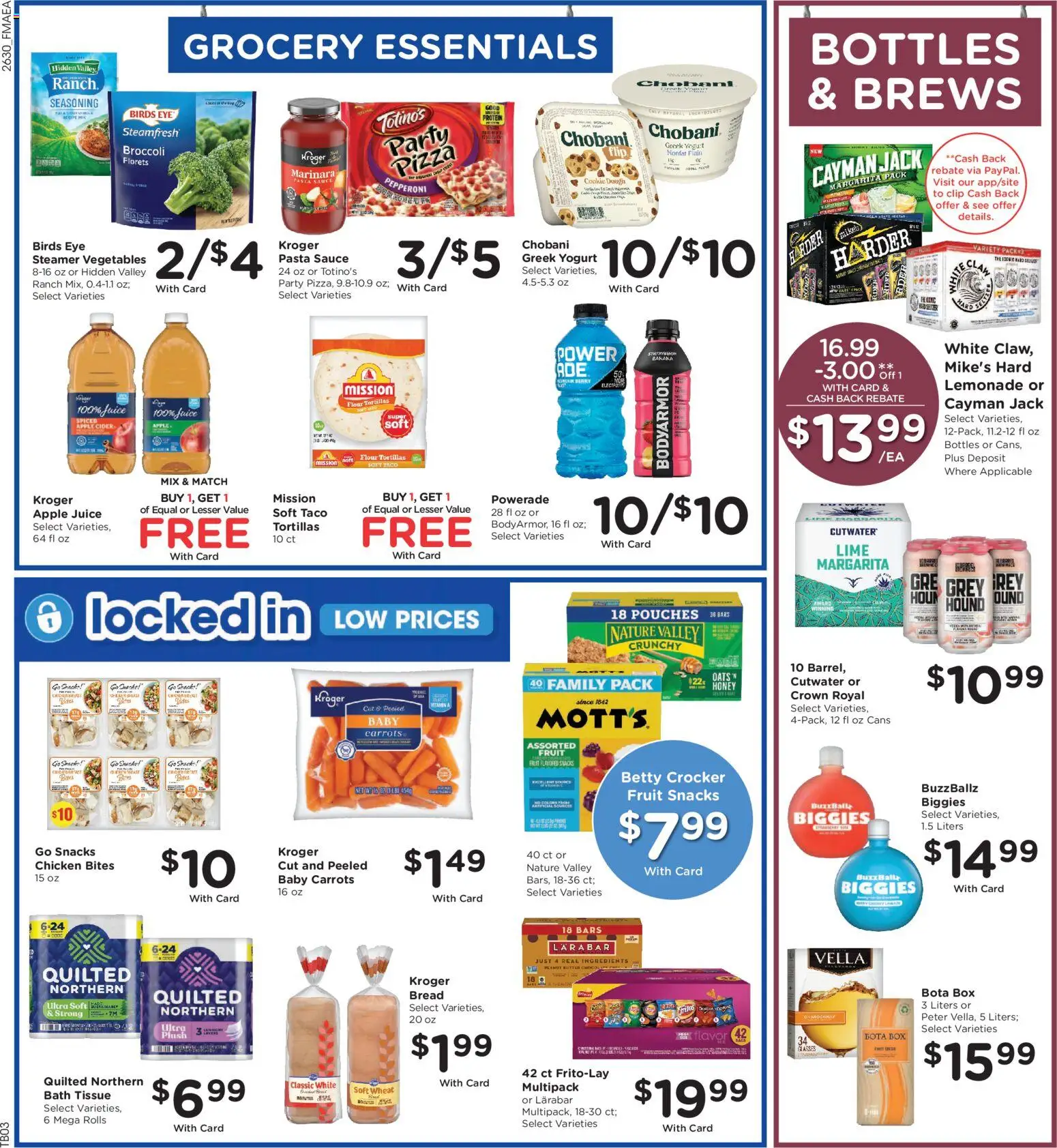 Fred Meyer Weekly Ad - valid from 08/26/2026 | Page: 8 | Products: Vitamin, Snacks, Greek yogurt, Steamer