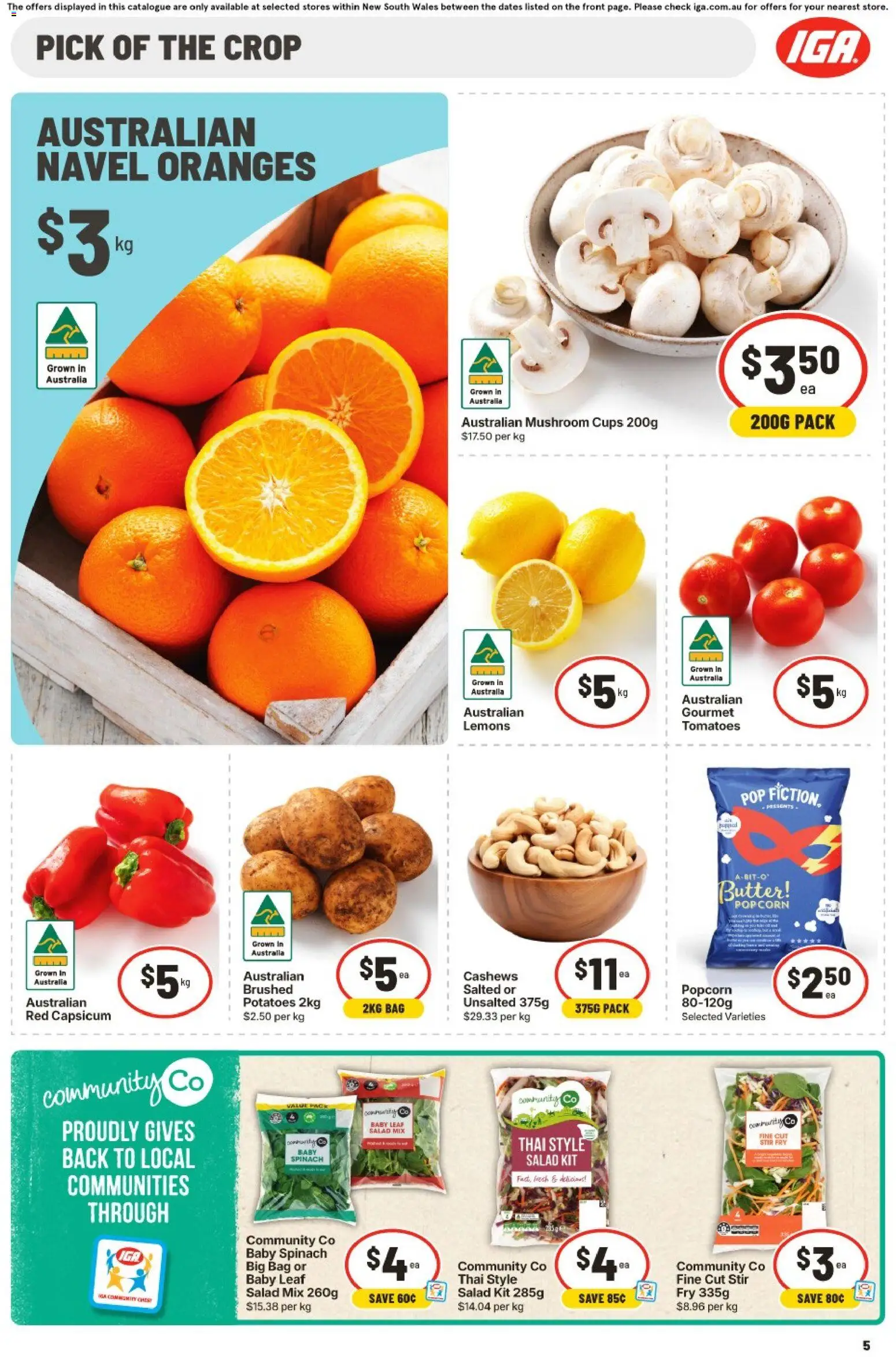 IGA catalogue - valid from 15/07/2026 | Page: 5 | Products: Fish, Stain remover, Dog food, Ice cream