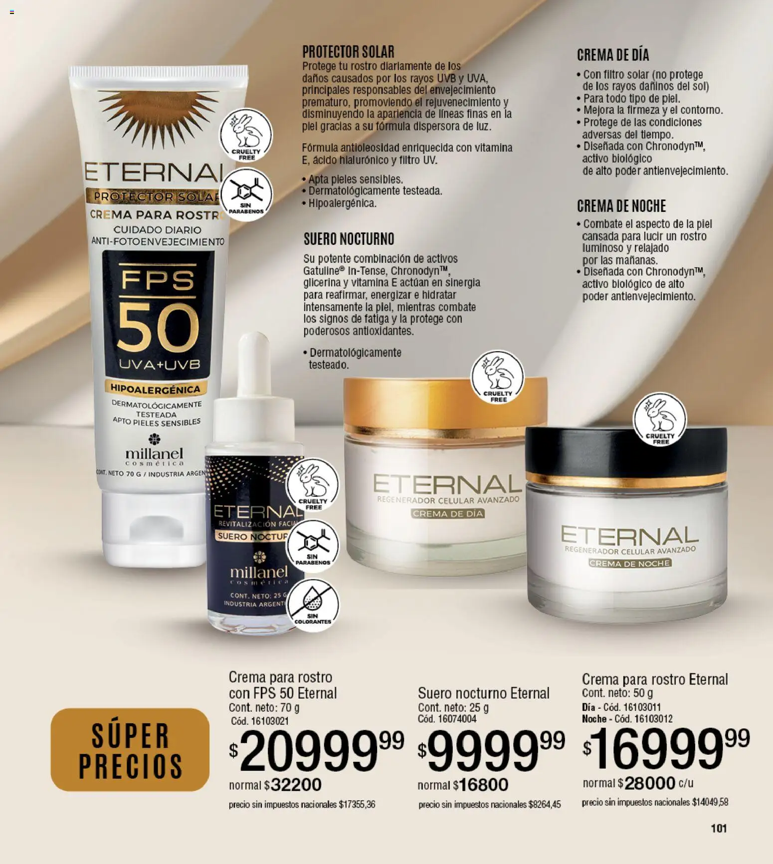 Millanel - Catálogo │ válido desde el 30/03/2026 | Página: 101 | Productos: Celular, Protector solar, Crema