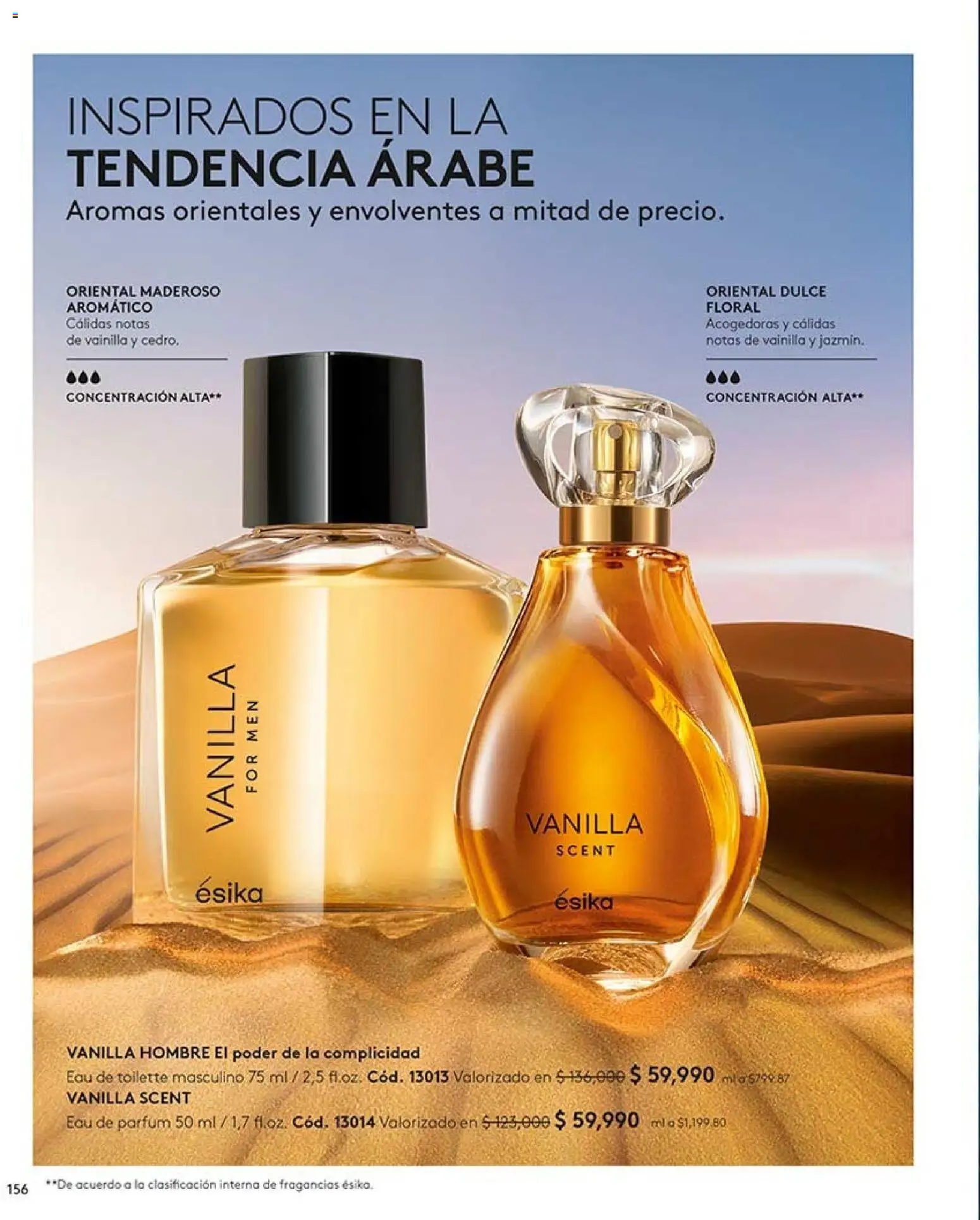 Ésika revista - valida desde el 17/08/2026 | Página: 156 | Productos: Eau de toilette, Vainilla