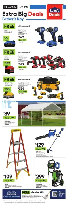 Preview of Lowe's weekly ads valid from 11.06.2026