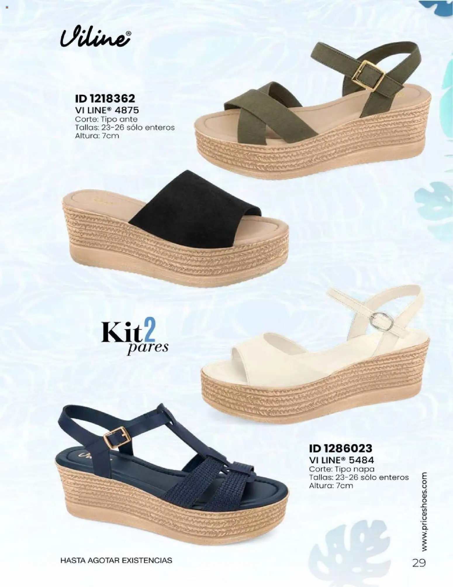 Nuevas ofertas de Price Shoes válidas en toda la República Mexicana desde el 23.04.2026. ¡Encuentra las mejores ofertas en Price Shoes catálogo Sandalias Kits! | Página: 29