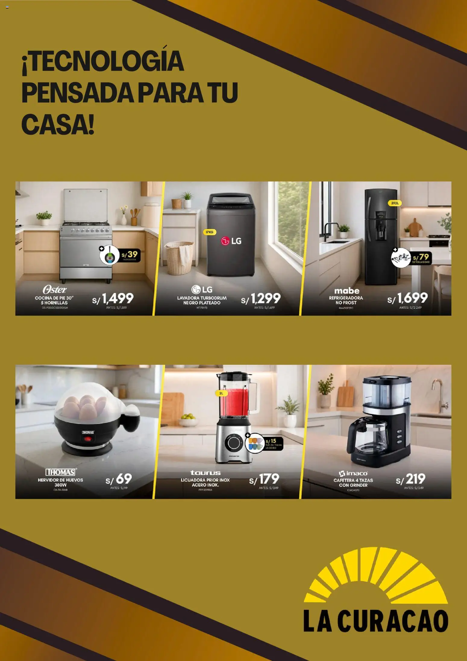 Catálogo La Curacao válido desde 10/08/2026 | Página: 3 | Productos: Cocina, Cafetera, Hervidor, Licuadora