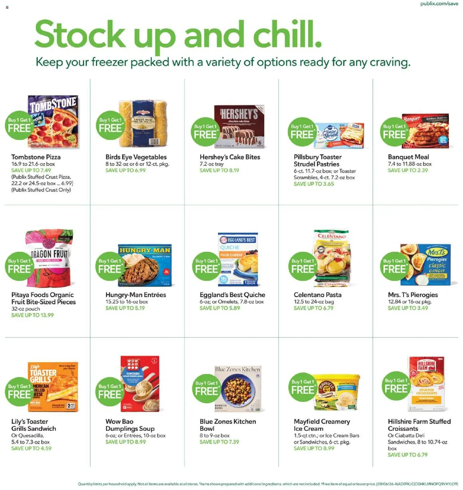 Publix Weekly Ad - valid from 08/05/2026 | Page: 19 | Products: Toaster, Croissants, Bag, Freezer