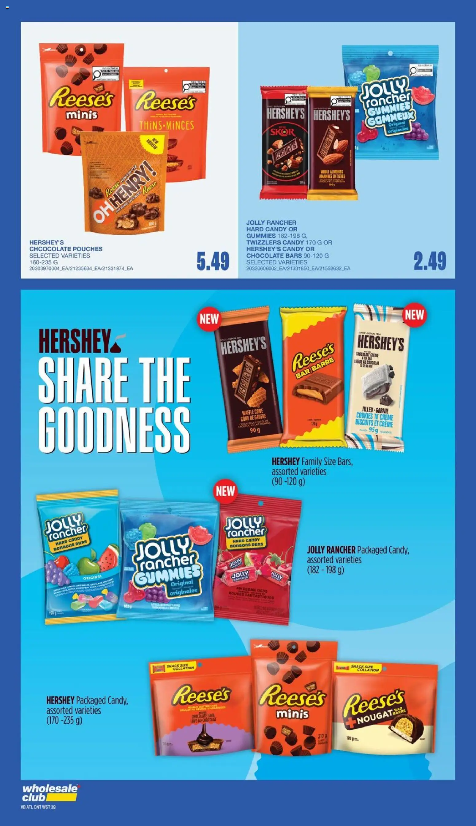 Wholesale Club flyer valid from Jul 30, 2026 | Page: 50 | Products: Cookies, Chocolate