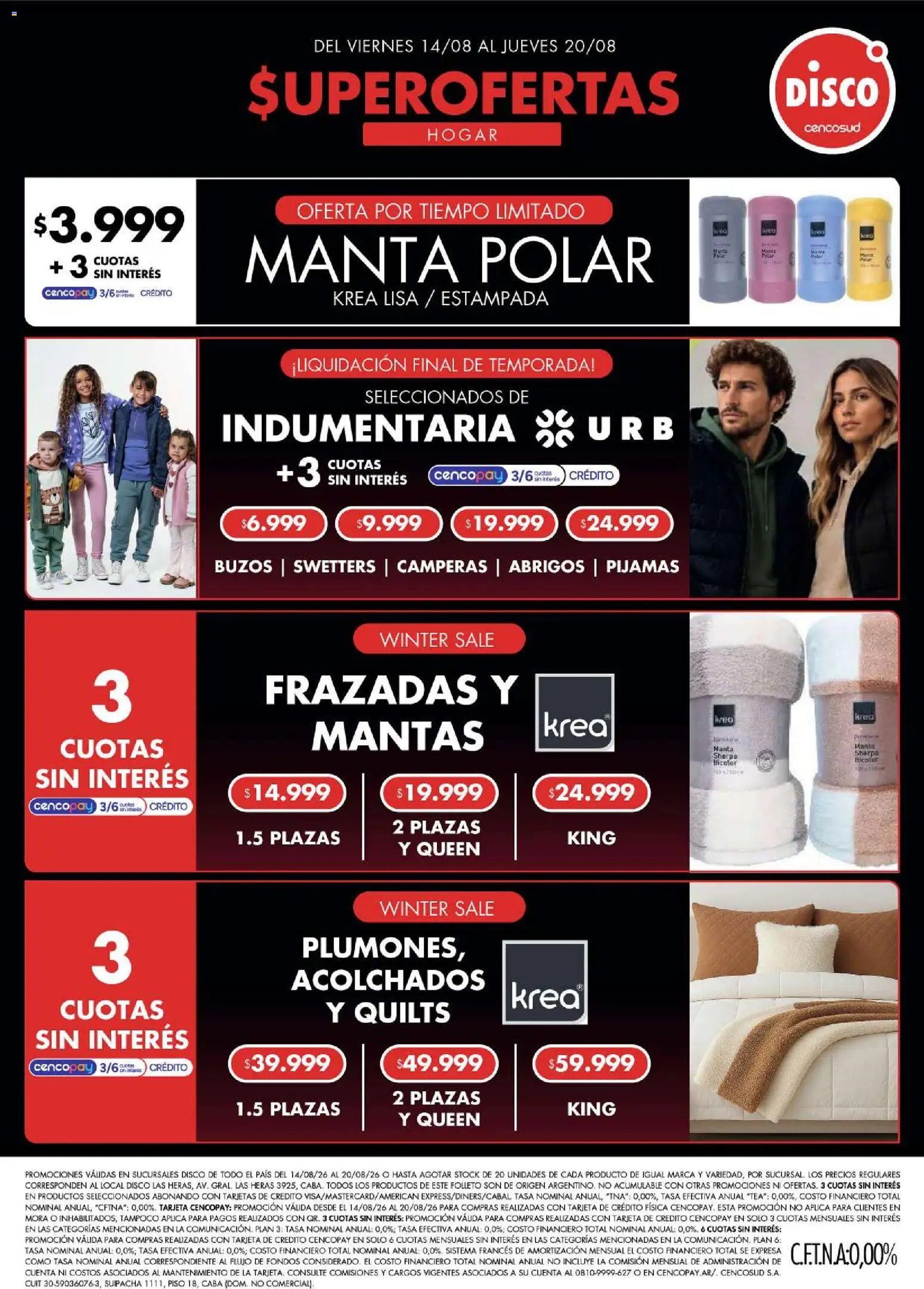 Disco - Ofertas | Electro, T. Libre y más │ válido desde el 13/08/2026 | Página: 2 | Productos: Disco, Manta