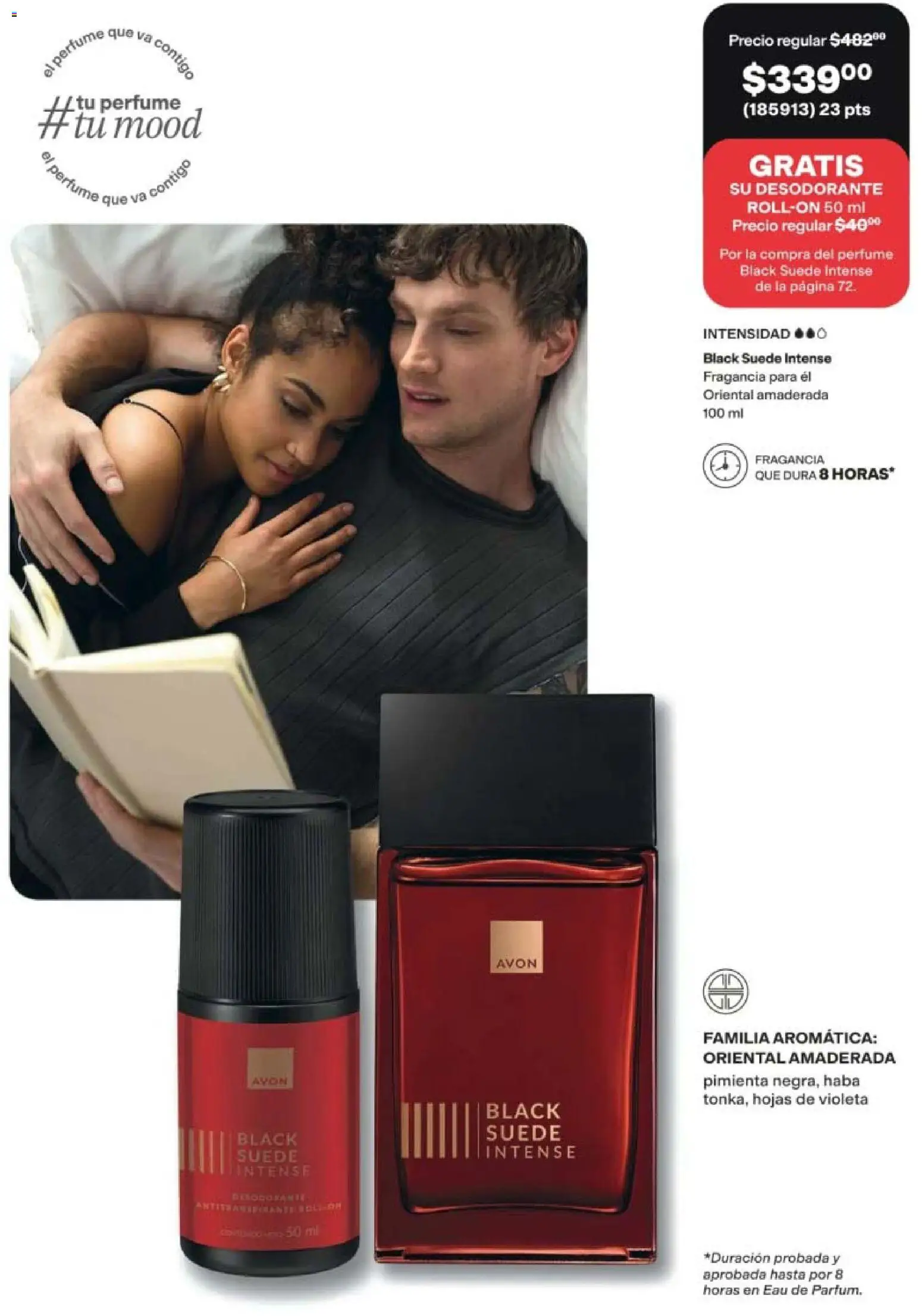 Nuevas ofertas de AVON válidas en toda la República Mexicana desde el 20/08/2026. ¡Encuentra las mejores ofertas en AVON campaña 12 2026! | Página: 69 | Productos: Desodorante, Pimienta, Perfume, Fragancia