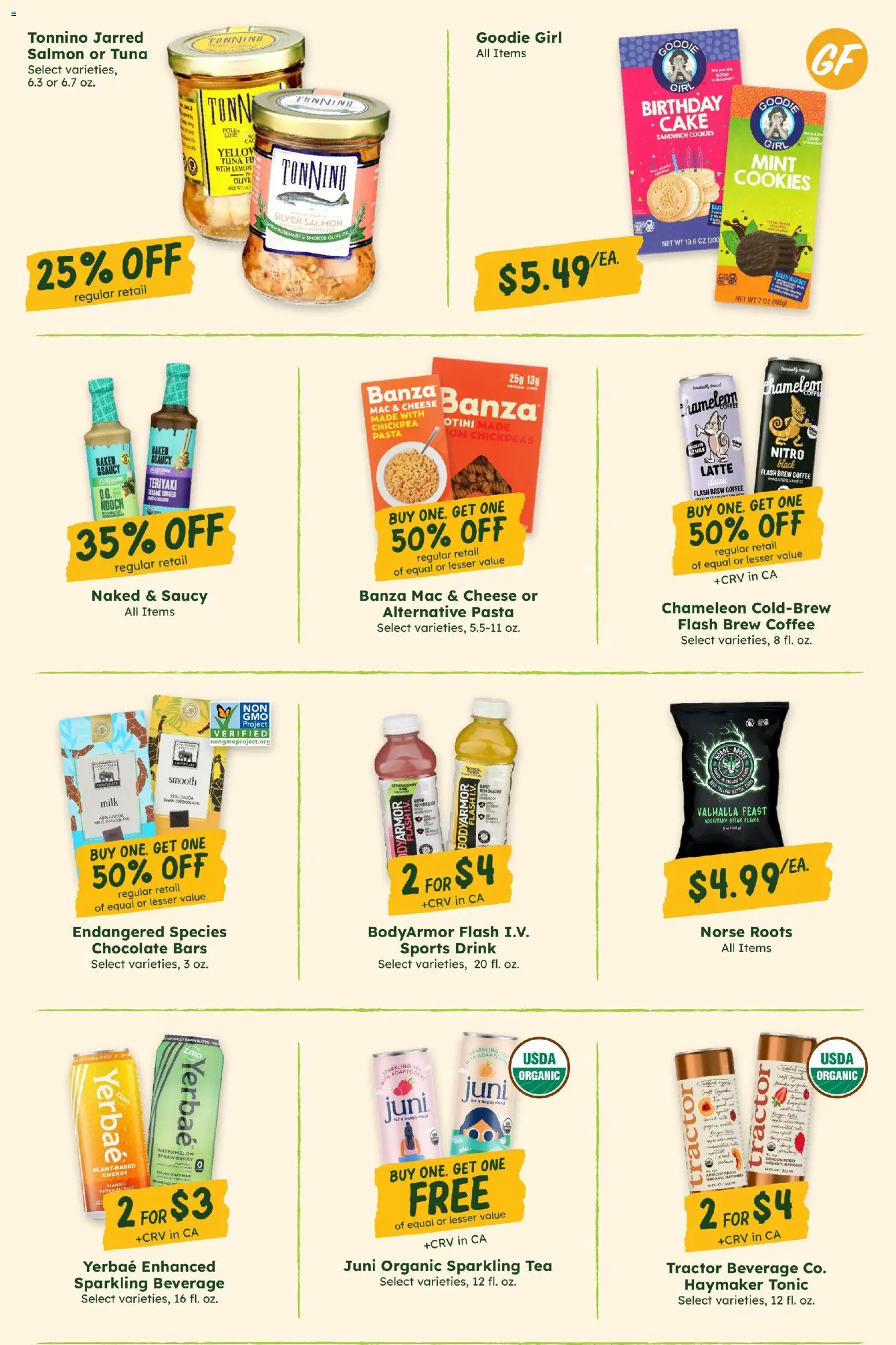 Sprouts Monthly Ad - valid from 08/26/2026 | Page: 10 | Products: Coffee, Cookies, Cake, Tuna