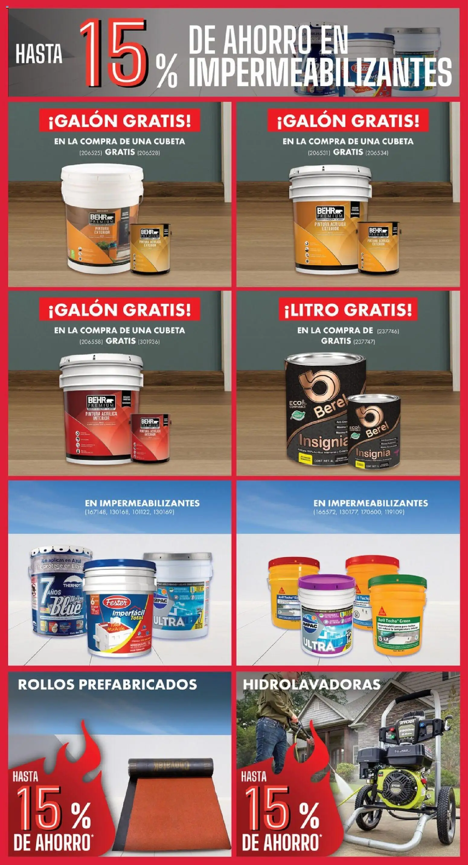 Nuevas ofertas de Home Depot válidas en toda la República Mexicana desde el 25.05.2026. ¡Encuentra las mejores ofertas en Home Depot Hot Sale! | Página: 14