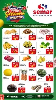 Semar Supermercado ofertas FDS - Pré-Visualização do folheto da loja Semar Supermercado, válido de 20.06.2026