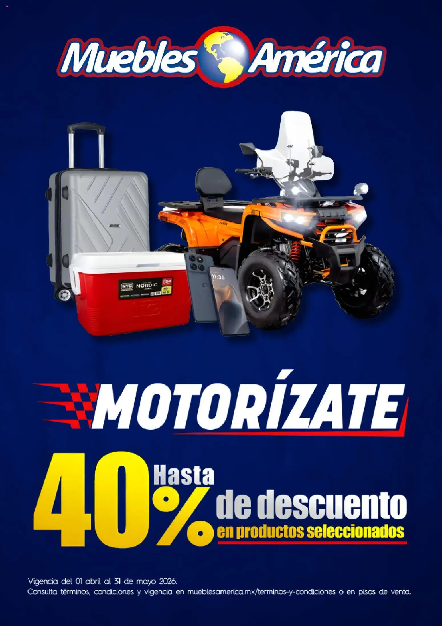 Nuevas ofertas de Muebles America válidas en toda la República Mexicana desde el 01.04.2026. ¡Encuentra las mejores ofertas en Muebles America catálogo! | Página: 1