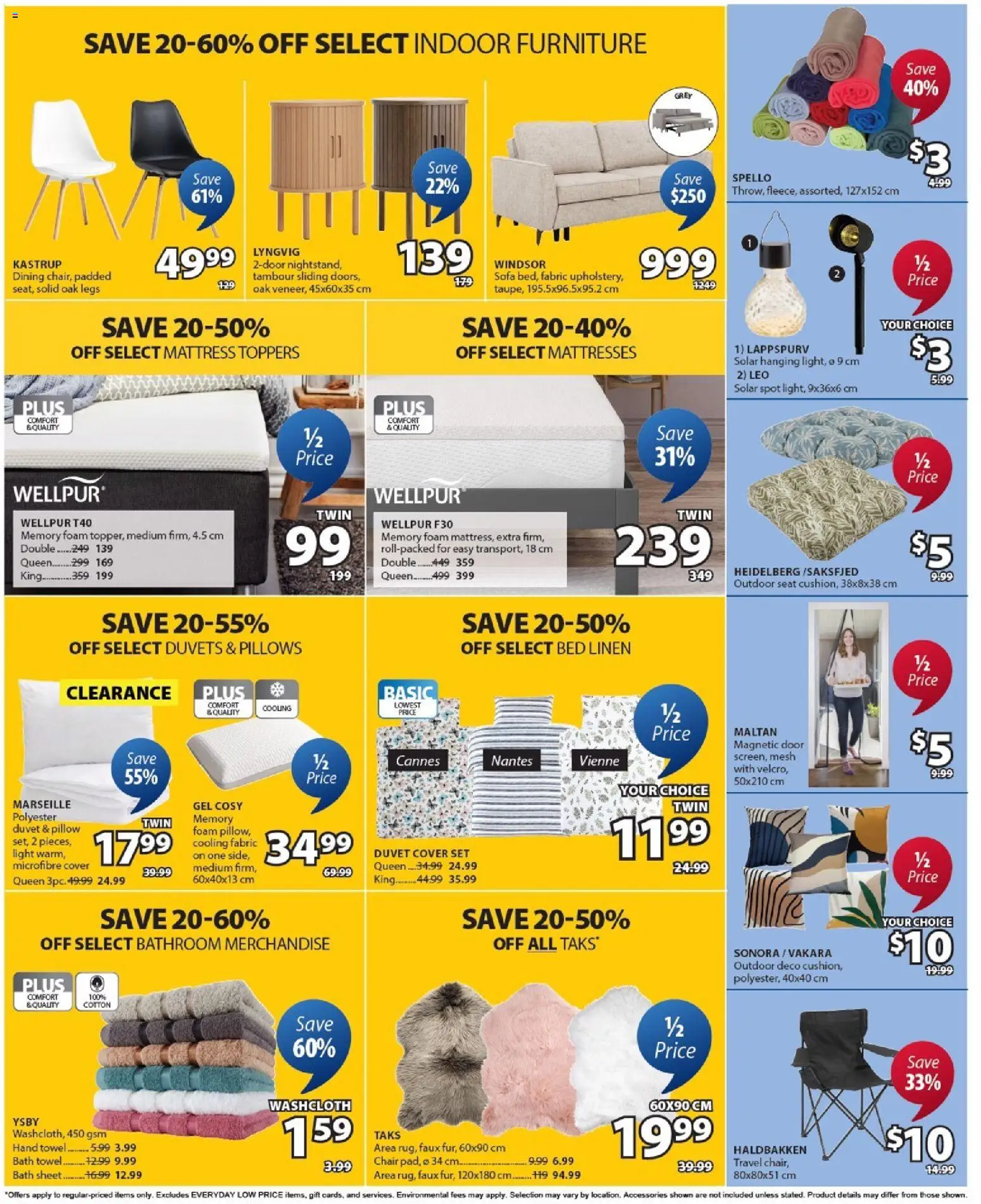 JYSK flyer valid from Jul 2, 2026 | Page: 2 | Products: Pillow, Sofa, Chair, Bath