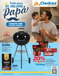 Vista previa de Chedraui folleto Todo para papá, nuevo folleto de la tienda, válido en México a partir del 03.06.2026