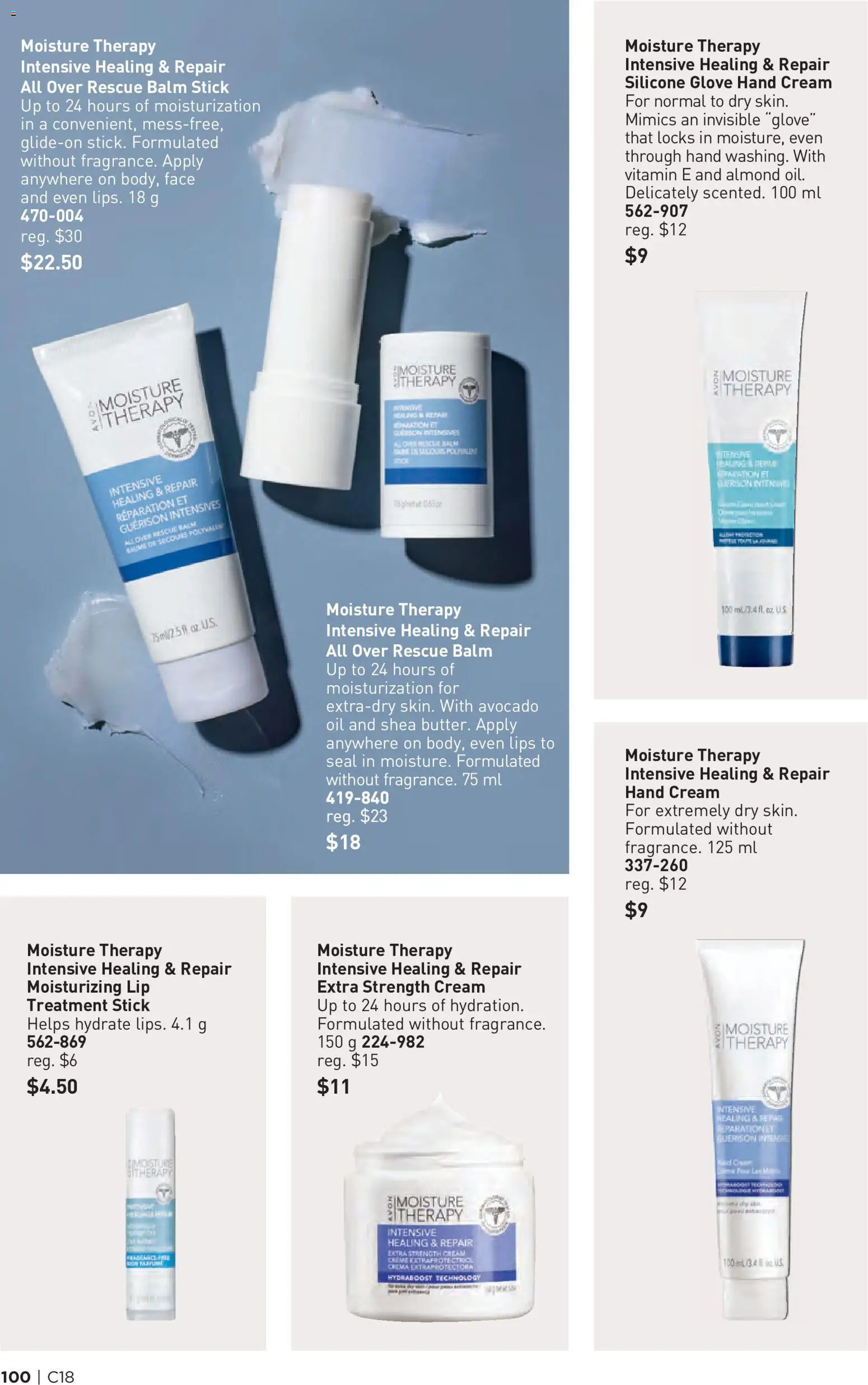 Avon flyer valid from Aug 27, 2026 | Page: 100 | Products: Cream, Avocado oil, Avocado, Oil