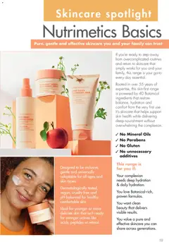 Preview of Nutrimetics Catalogue Barrier-first Beauty - valid from 26.05.2026 | Page: 19 | Products: Milk, Oil, Lotion