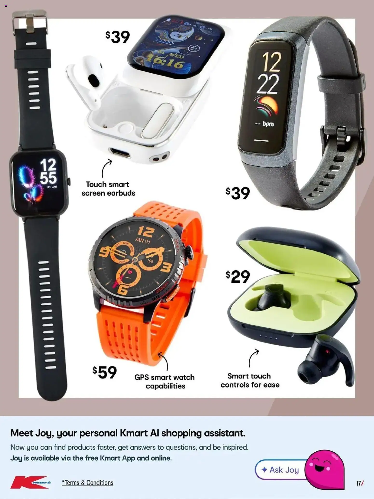 ﻿Kmart catalogue valid from 27/08/2026 > Online Australia | Page: 17 | Products: Watch, Screen
