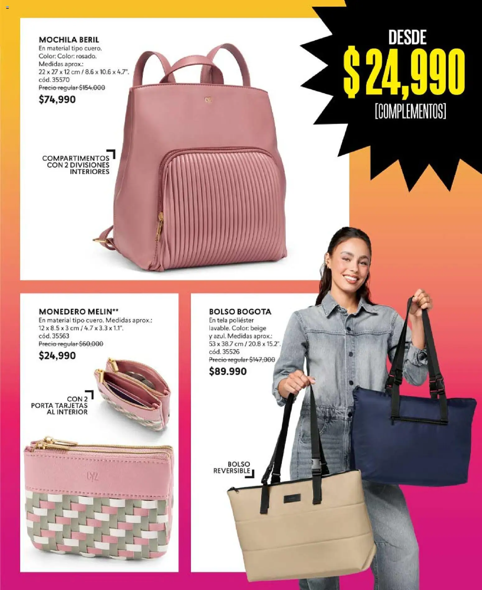 CyZone revista - valida desde el 04.05.2026 | Página: 47 | Productos: Bolso, Mochila, Monedero