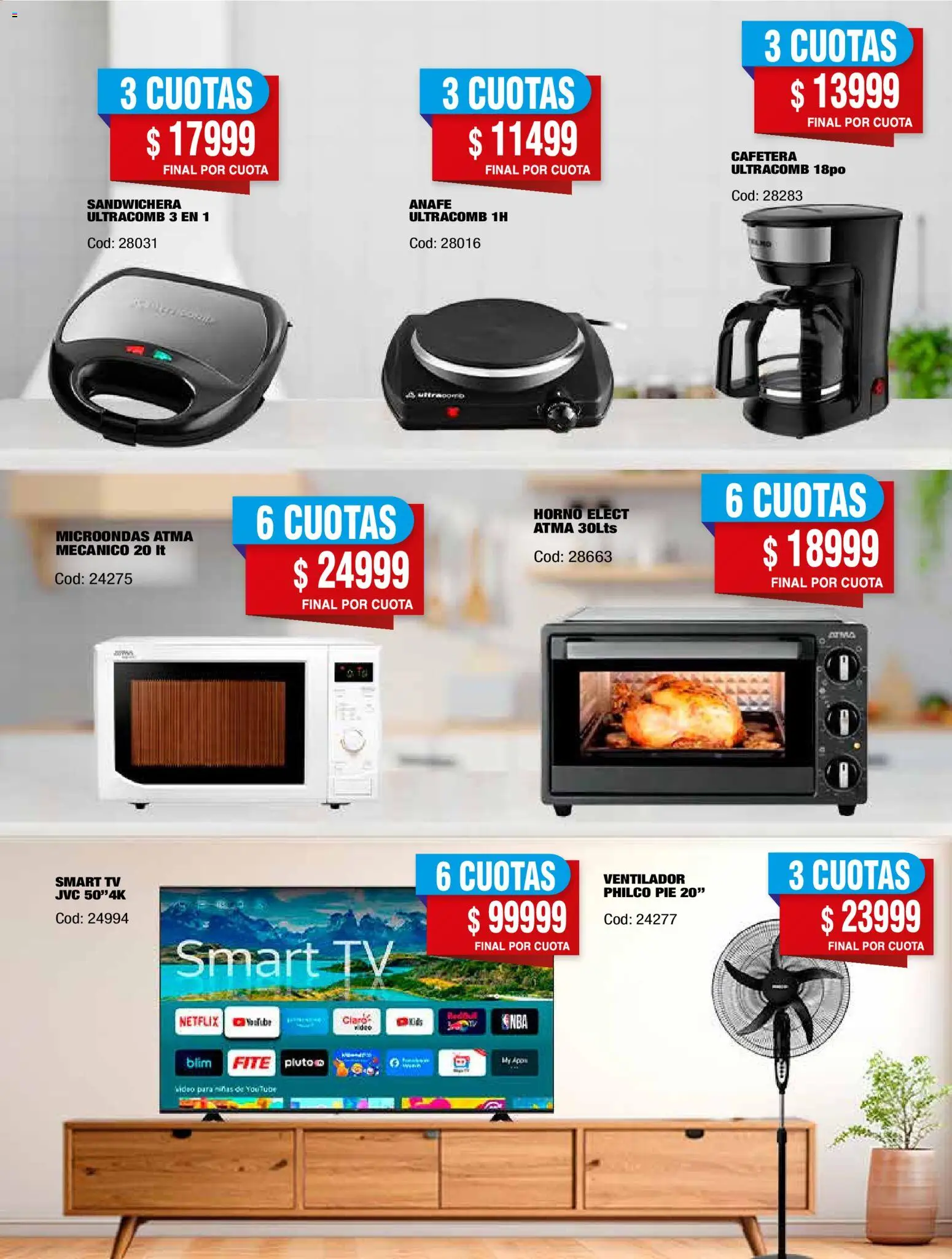 Maxiconsumo ofertas │ válido desde el 16.03.2026 | Página: 35 | Productos: Video, Anafe, Cafetera, Sandwichera