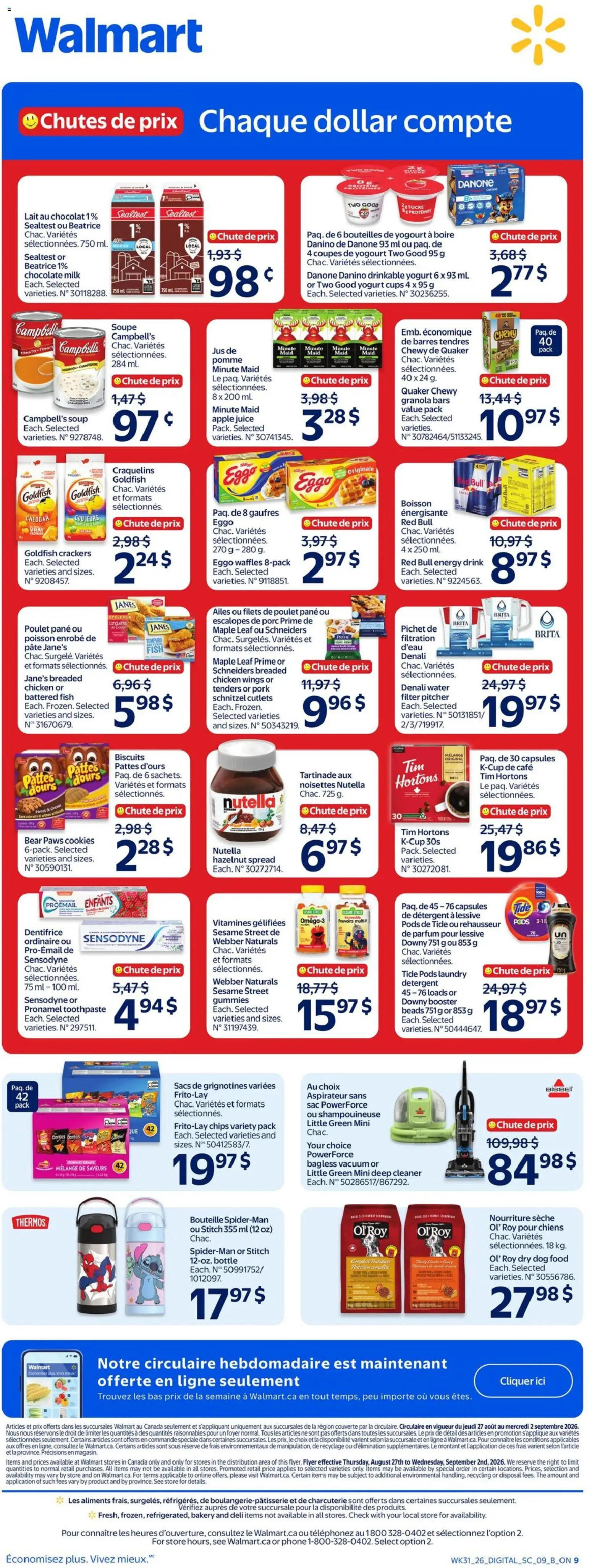 Walmart flyer valid from Aug 27, 2026 | Page: 2