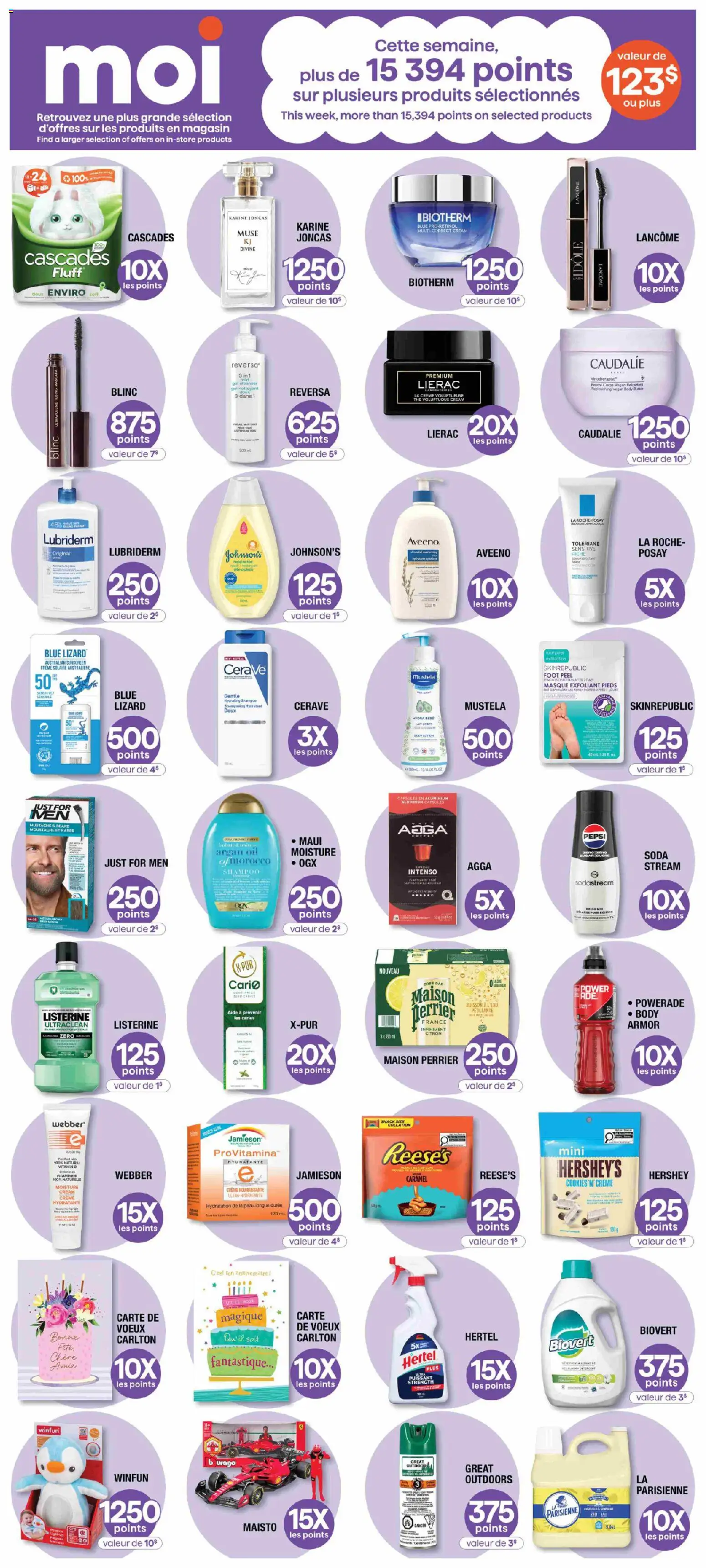 Jean Coutu flyer valid from Sep 3, 2026 | Page: 9 | Products: Listerine, Shampoo, Sunscreen, Oil
