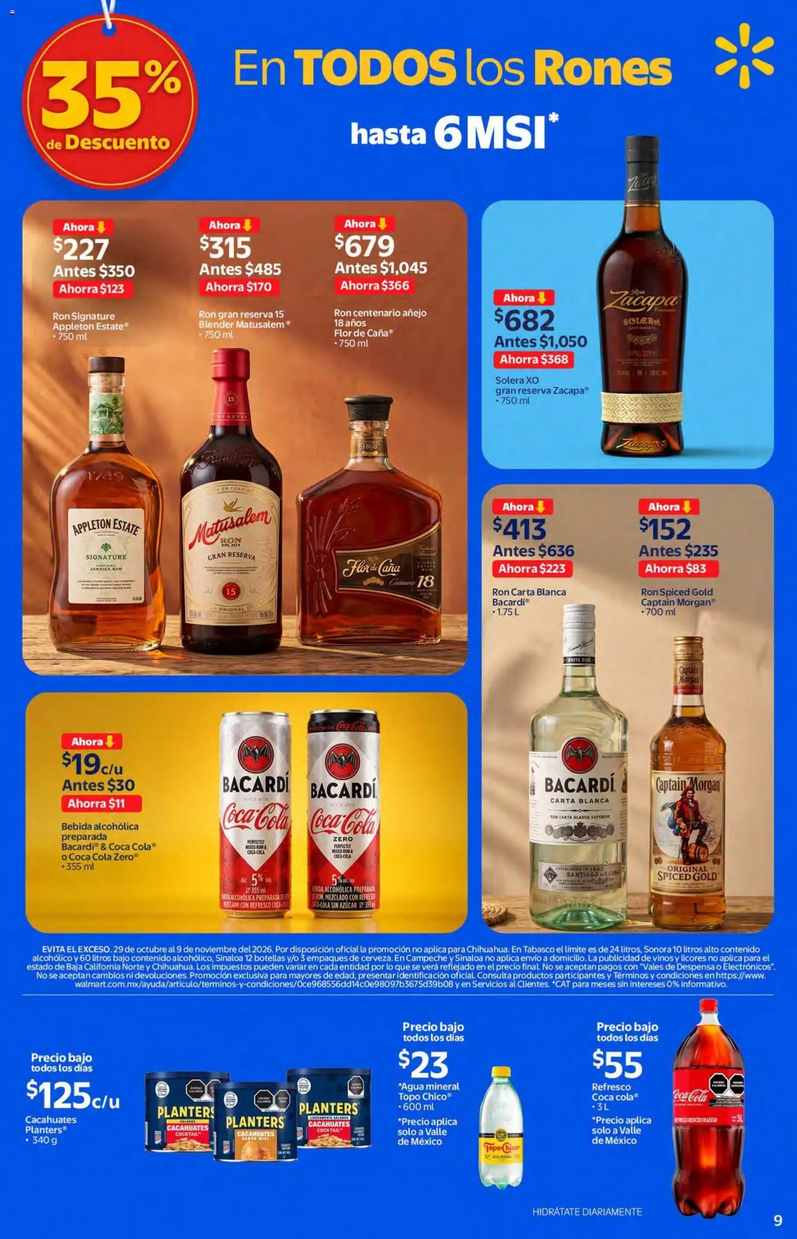Nuevas ofertas de Walmart Express válidas en toda la República Mexicana desde el 29/10/2026. ¡Encuentra las mejores ofertas en Walmart Express folleto Vinos y Licores! | Página: 10