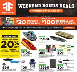 Preview of Mills Fleet Farm weekly ads valid from 18.06.2026