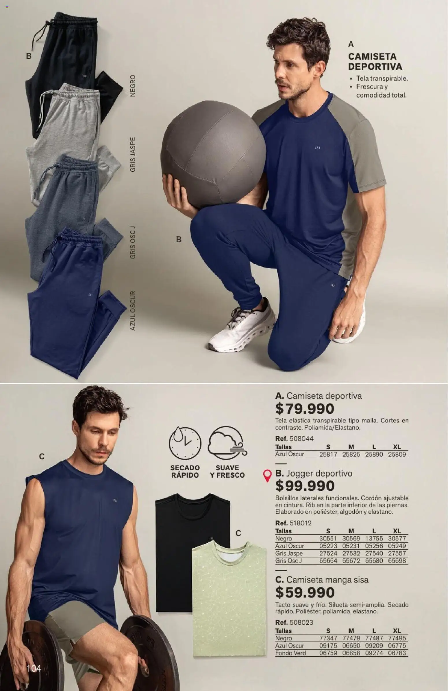 Leonisa revista - valida desde el 04/08/2026 | Página: 104 | Productos: Algodón, Camiseta, Camiseta manga sisa