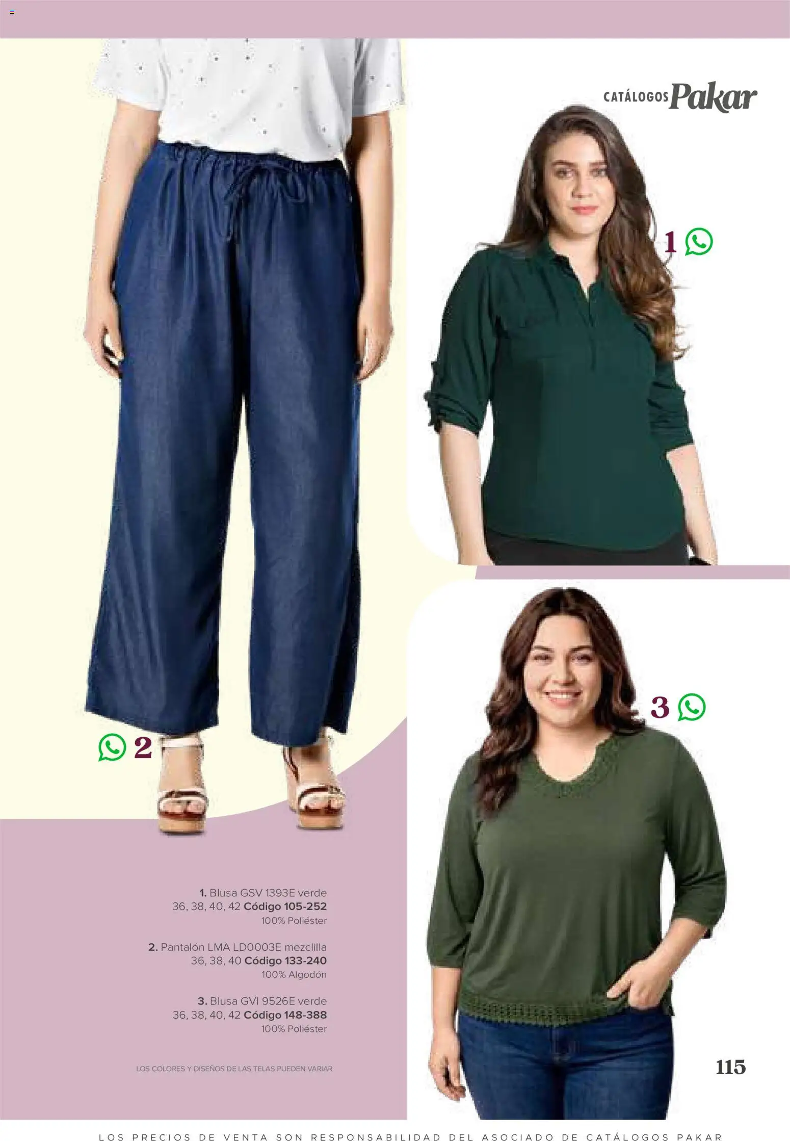 Nuevas ofertas de SC Pakar válidas en toda la República Mexicana desde el 31/07/2026. ¡Encuentra las mejores ofertas en SC Pakar catálogo Ropa! | Página: 115 | Productos: Blusa, Algodón