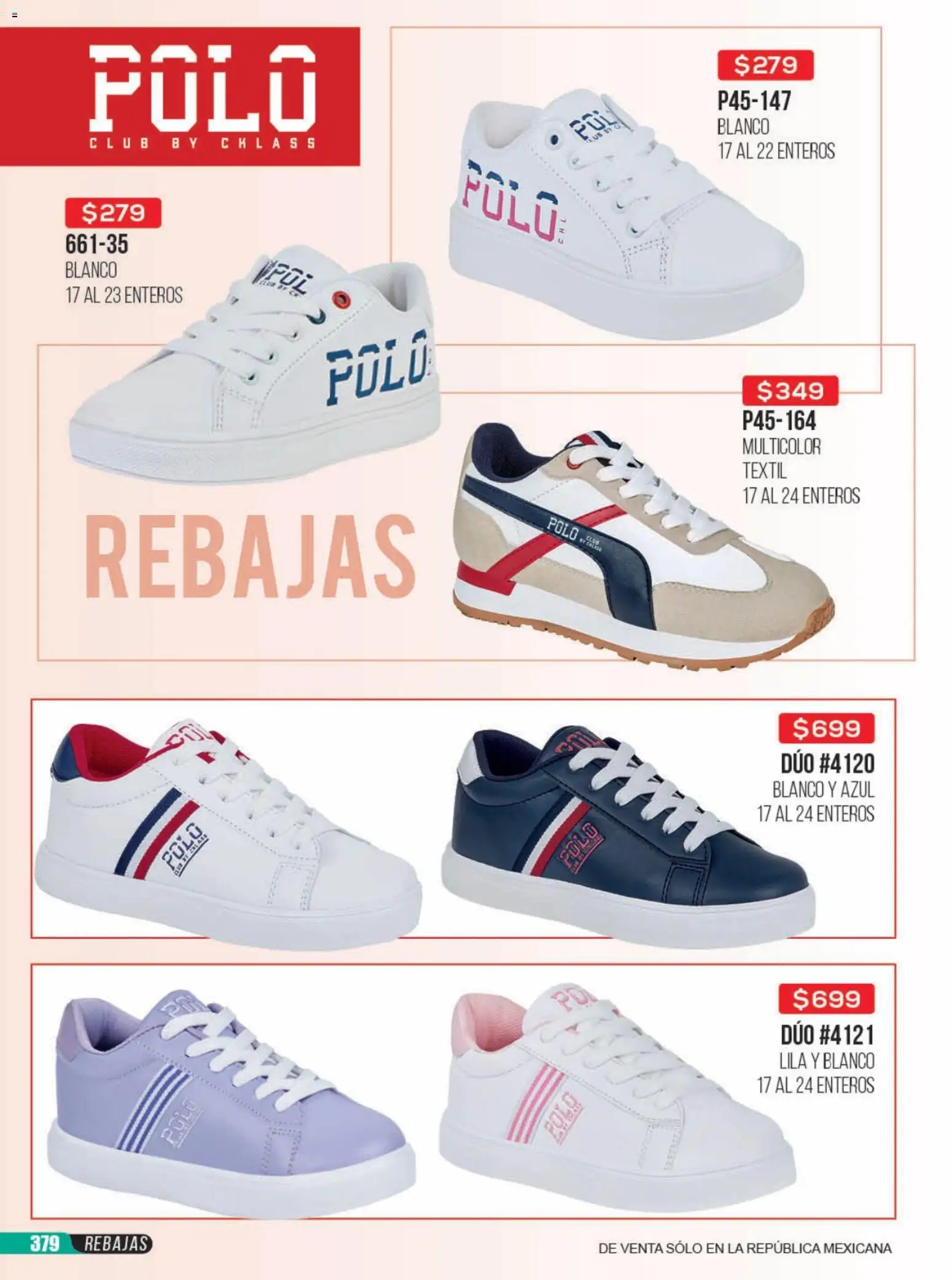 Nuevas ofertas de Cklass válidas en toda la República Mexicana desde el 23/06/2026. ¡Encuentra las mejores ofertas en Cklass catálogo Rebajas sobre rebajas calzado! | Página: 380