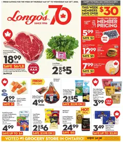 Preview of Longo's weekly flyer / circulaire from shop Longo's valid from 14.05.2026