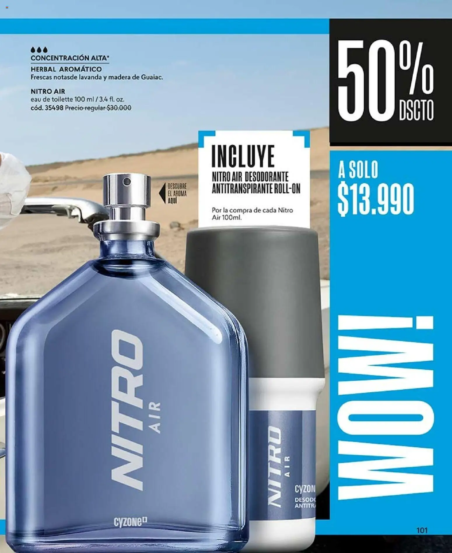 Catálogo CyZone Campaña 12 │ válido desde el 06.07.2026 | Página: 105 | Productos: Eau de toilette, Desodorante, Antitranspirante