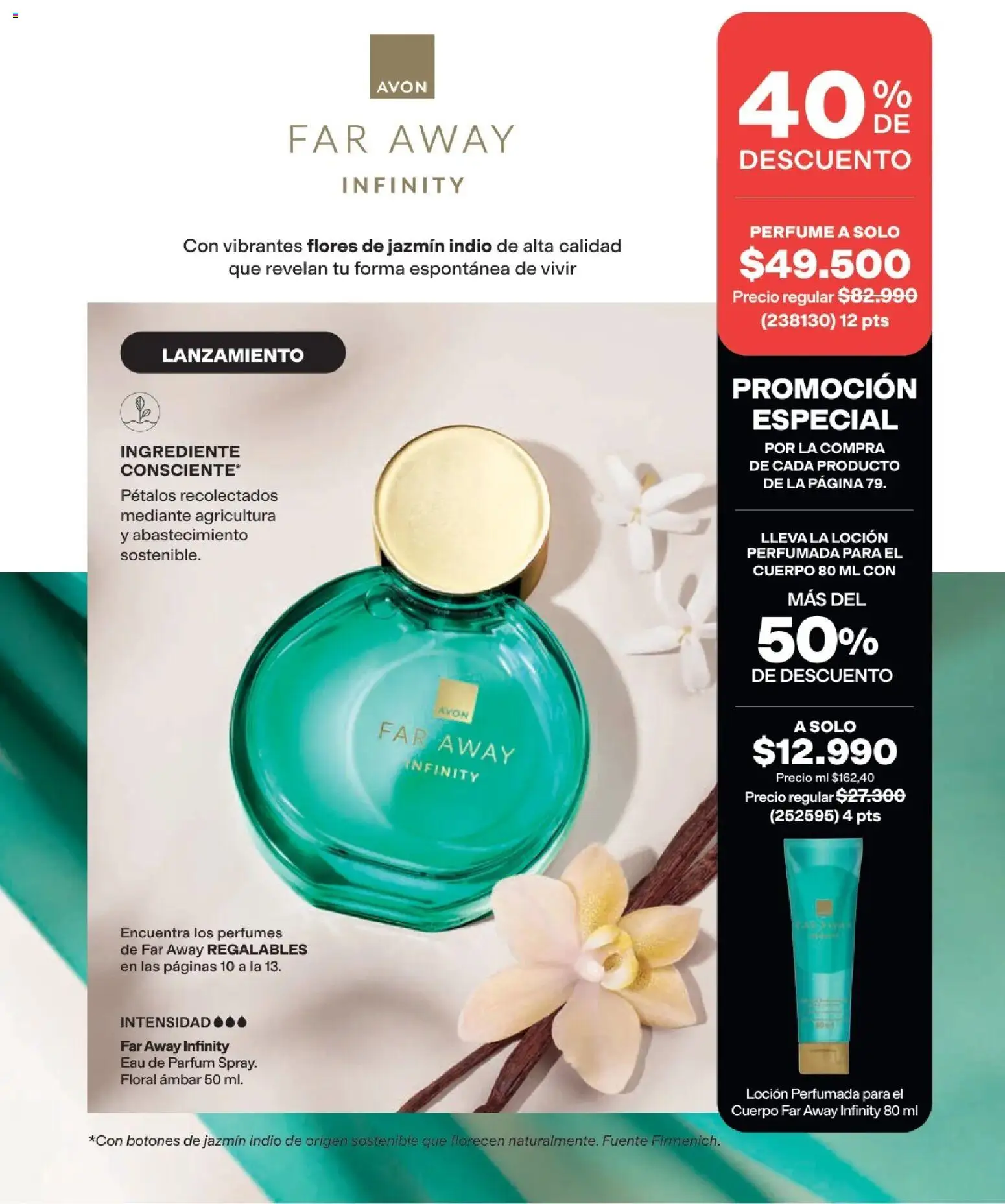 Avon revista - valida desde el 29/07/2026 | Página: 79 | Productos: Loción, Perfume