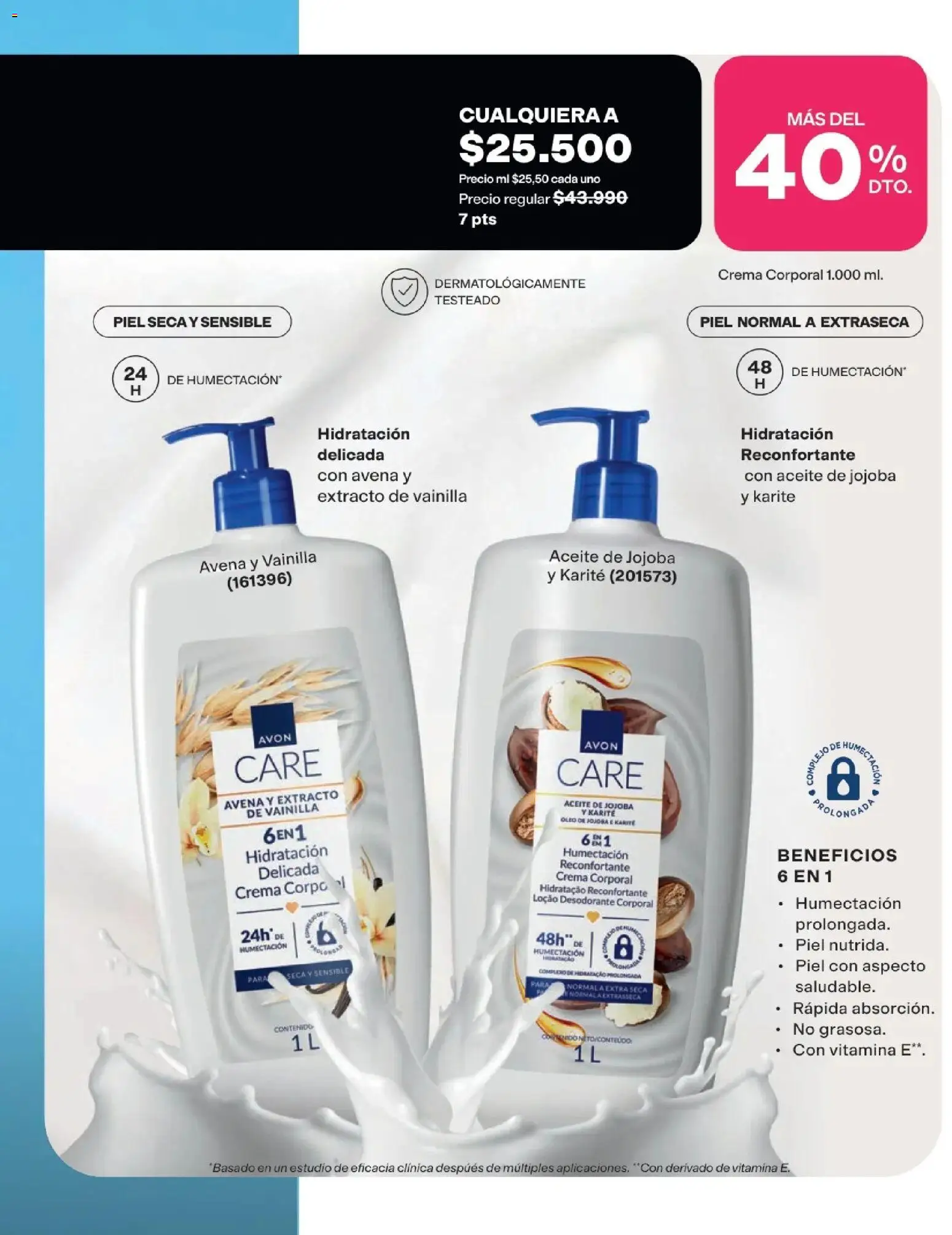 Avon revista - valida desde el 01.09.2026 | Página: 24 | Productos: Crema, Avena, Desodorante, Aceite