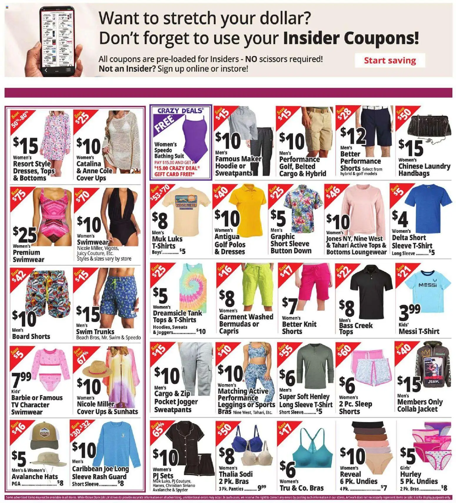 Ocean State Job Lot Weekly Ad - valid from 30.04.2026 | Page: 12 | Products: Hoodie, Jacket, Panties, Suit