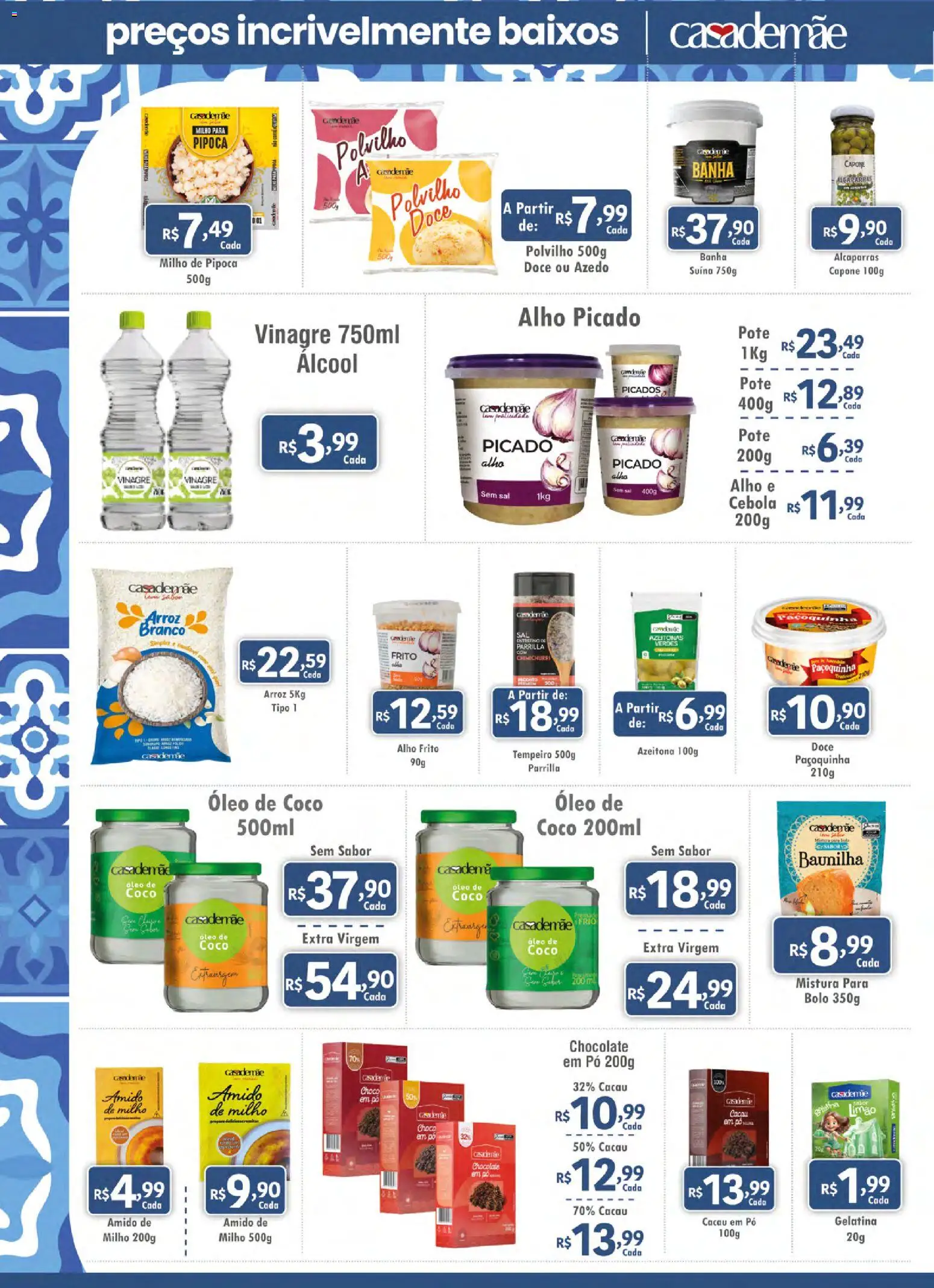 Royal Supermercados Folheto - válido de 03/08/2026 | Página: 4 | Produtos: Coco, Cebola, Arroz, Gelatina