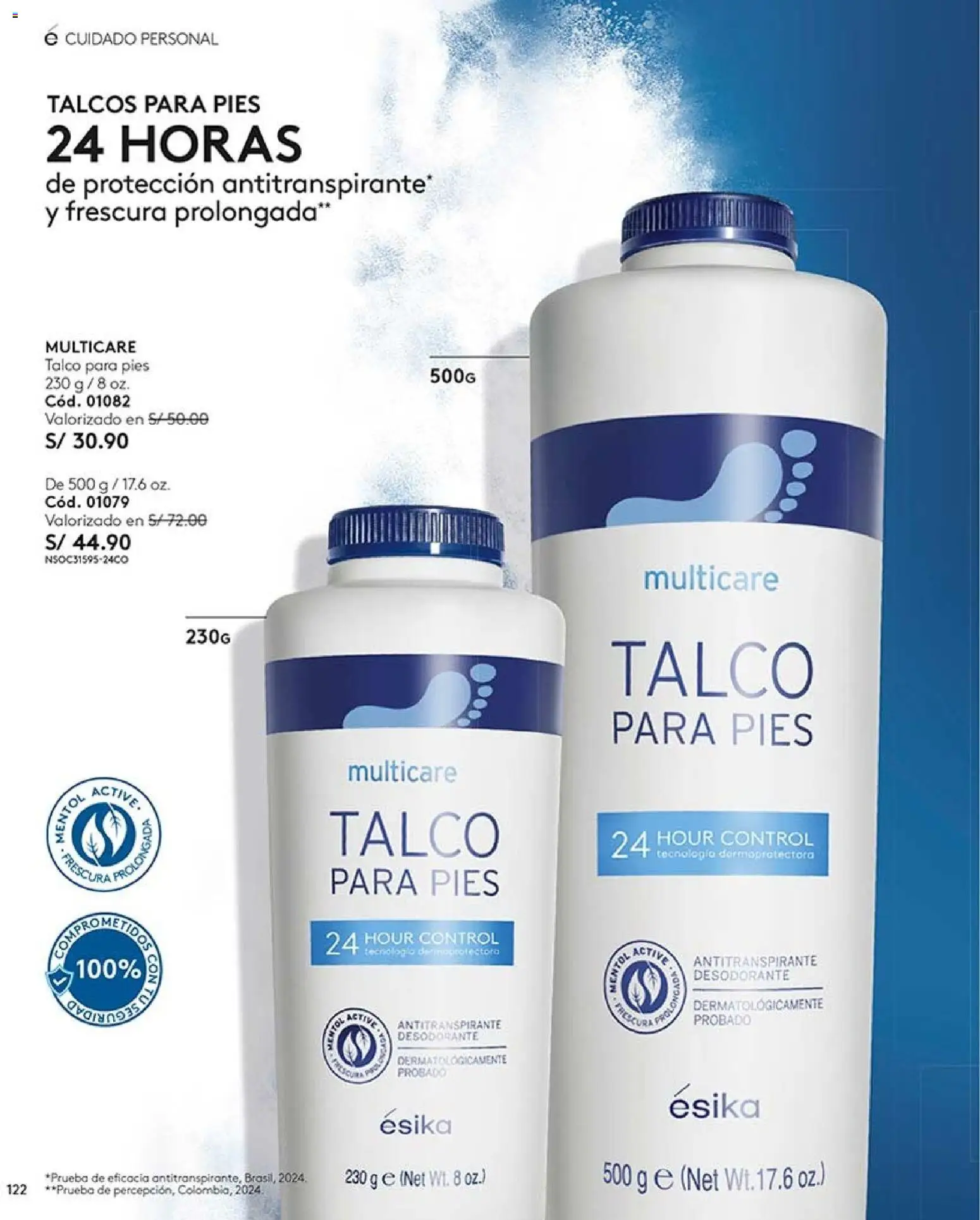 Catálogo Ésika válido desde 22/08/2026 | Página: 122 | Productos: Desodorante, Antitranspirante