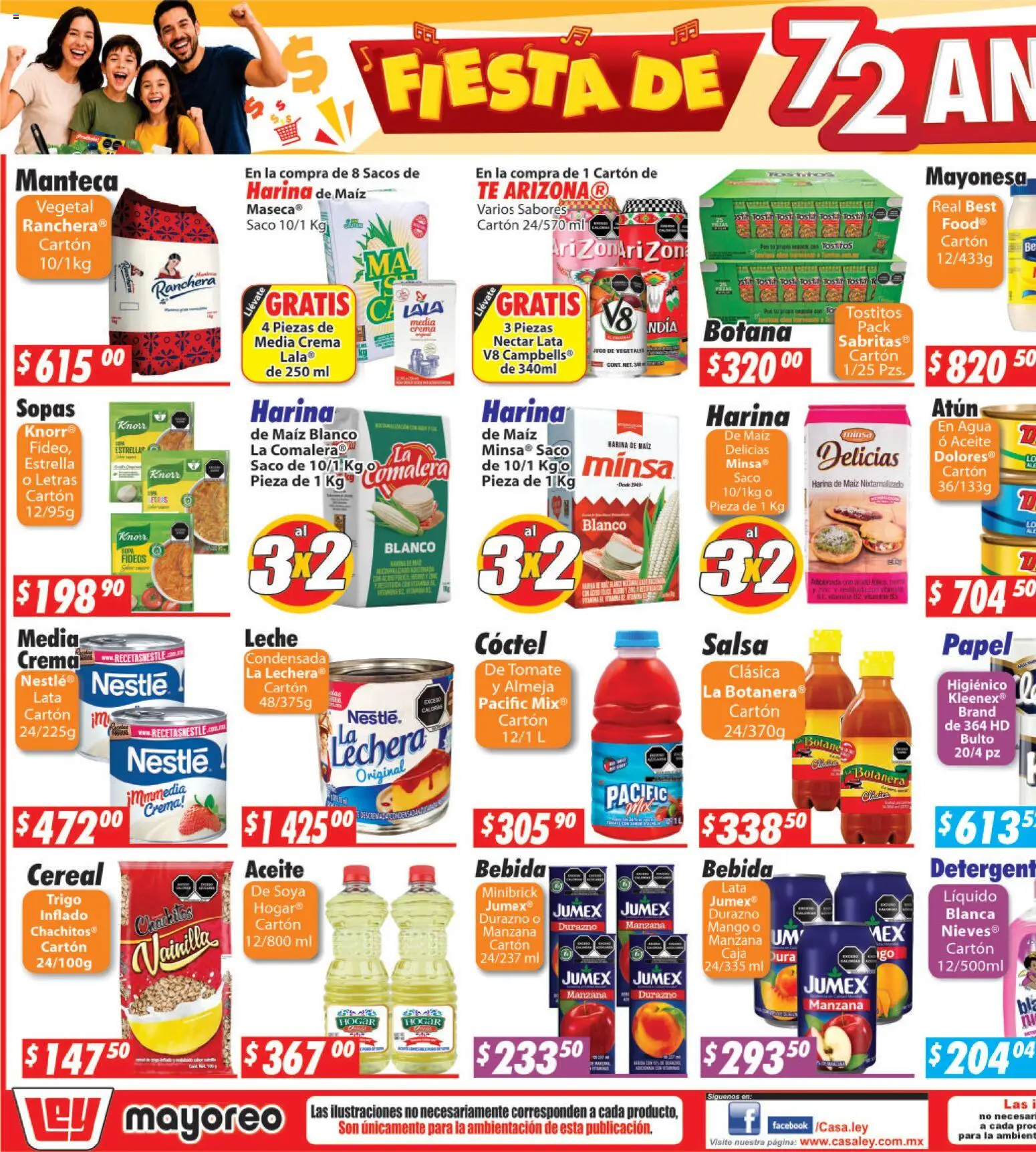 Nuevas ofertas de Casa Ley válidas en toda la República Mexicana desde el 21/09/2026. ¡Encuentra las mejores ofertas en Casa Ley folleto La Paz! | Página: 1 | Productos: Maíz, Mango, Aceite, Fideos