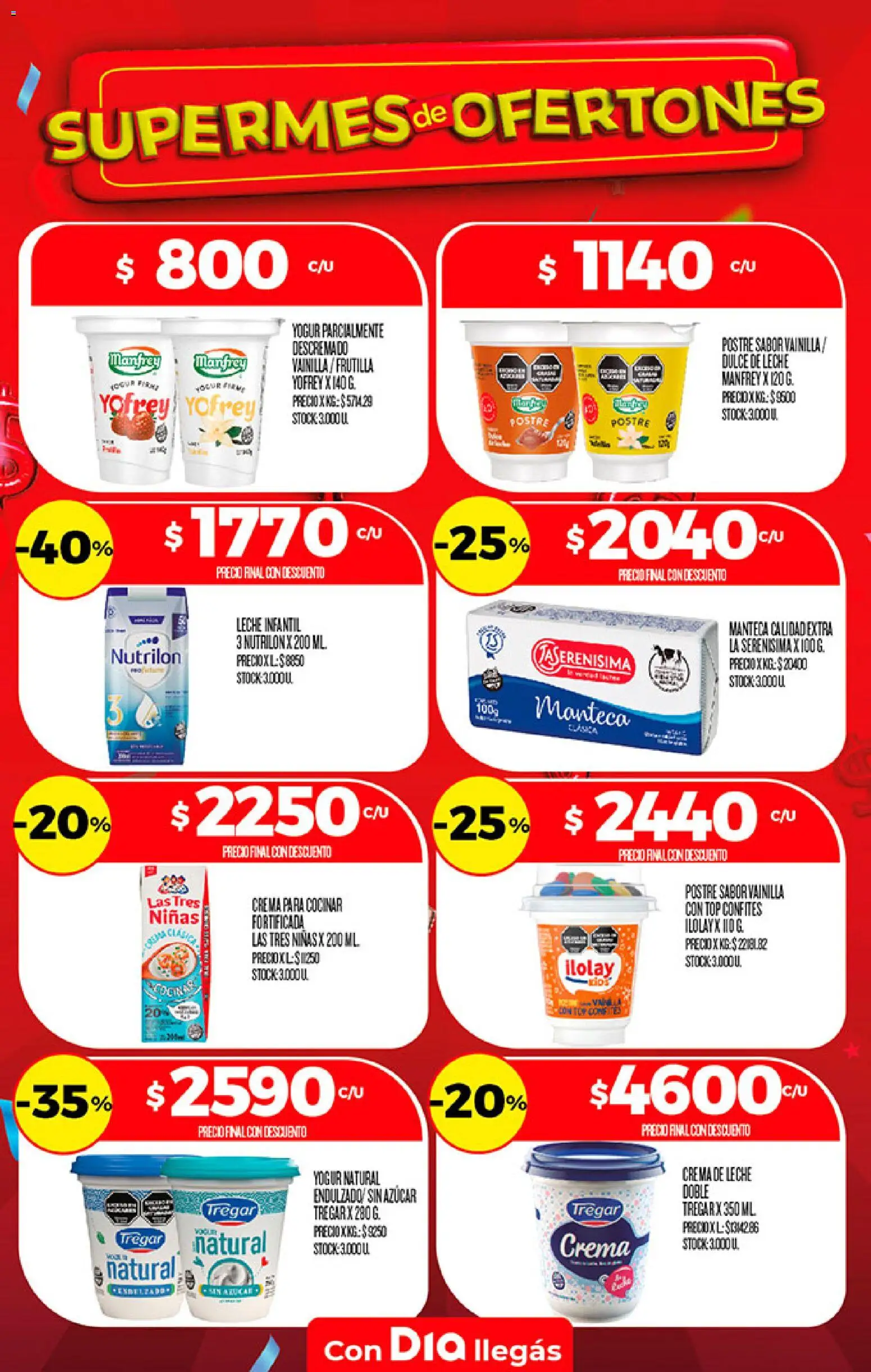 Supermercado DIA Ofertas │ válido desde el 19/08/2026 | Página: 15 | Productos: Azucar, Leche, Manteca, Crema
