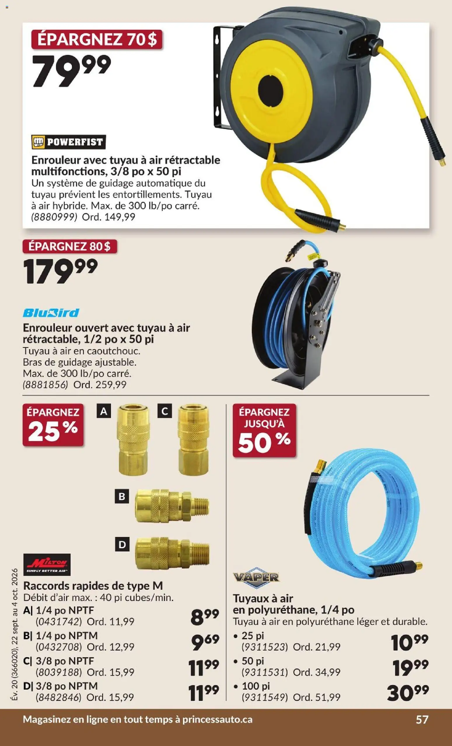 Princess Auto flyer valid from Sep 22, 2026 | Page: 62